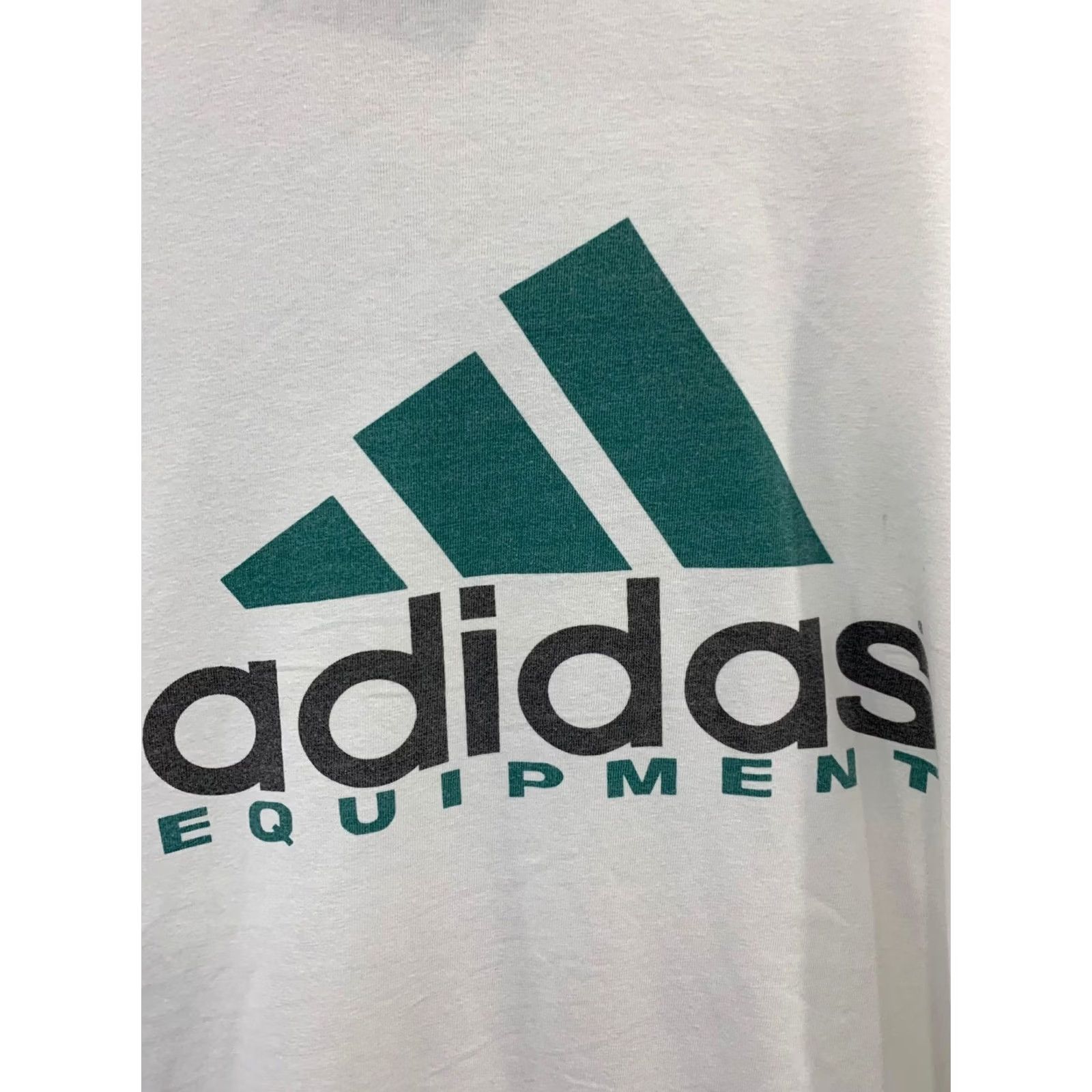 Adidas VINTAGE Adidas Equipment T-Shirt Mens XL White Teal Green EQT Logo 90s Size US XL / EU 56 / 4 - 6 Thumbnail