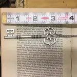 Handmade × Jewelry Skeleton Key Chain Necklace Chrome Gothic Jewelry Rock Size ONE SIZE - 3 Thumbnail