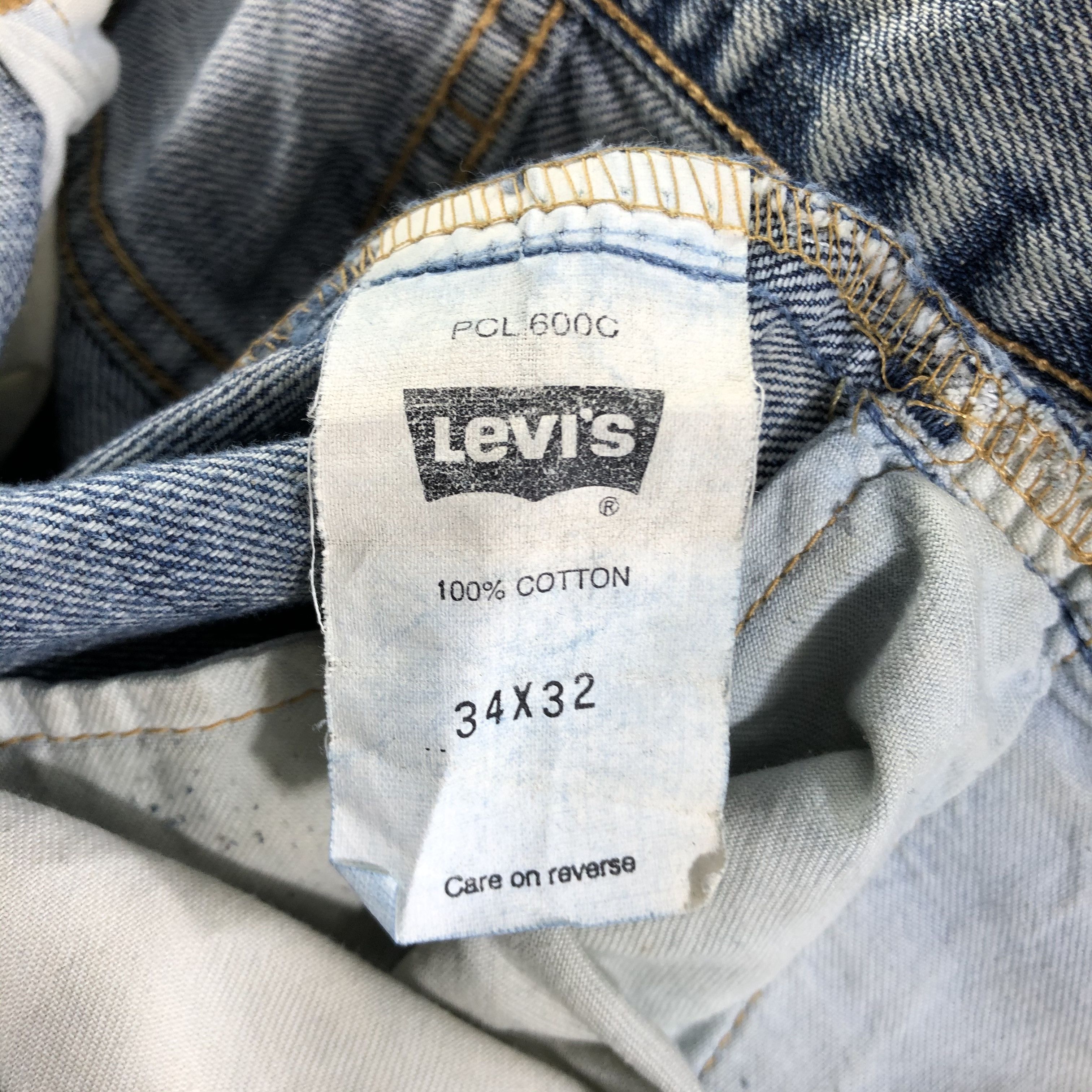 Levi's Vintage Levis 505 Jeans Distressed Denim KJ1743 Size US 34 / EU 50 - 10 Thumbnail