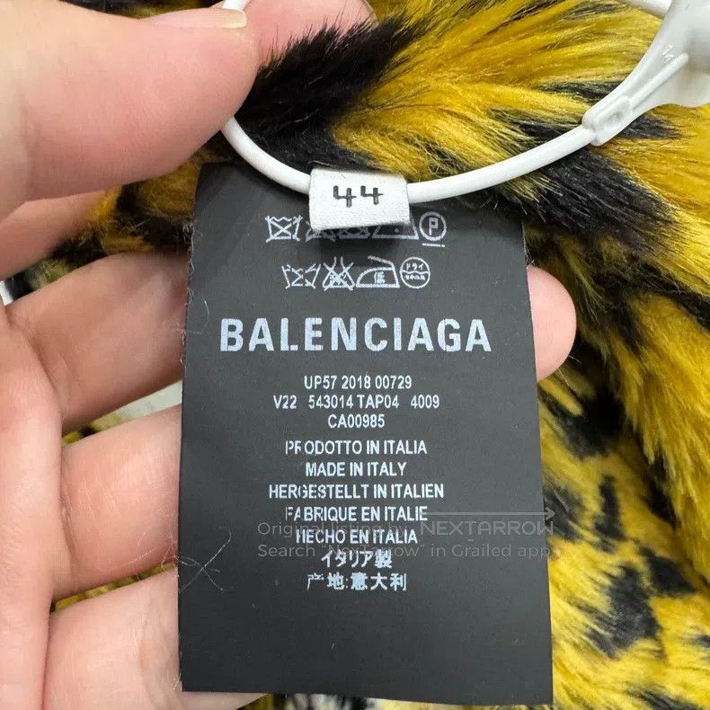 Balenciaga Balenciaga Leopard Lined Denim Jacket Size US S / EU 44-46 / 1 - 3 Thumbnail