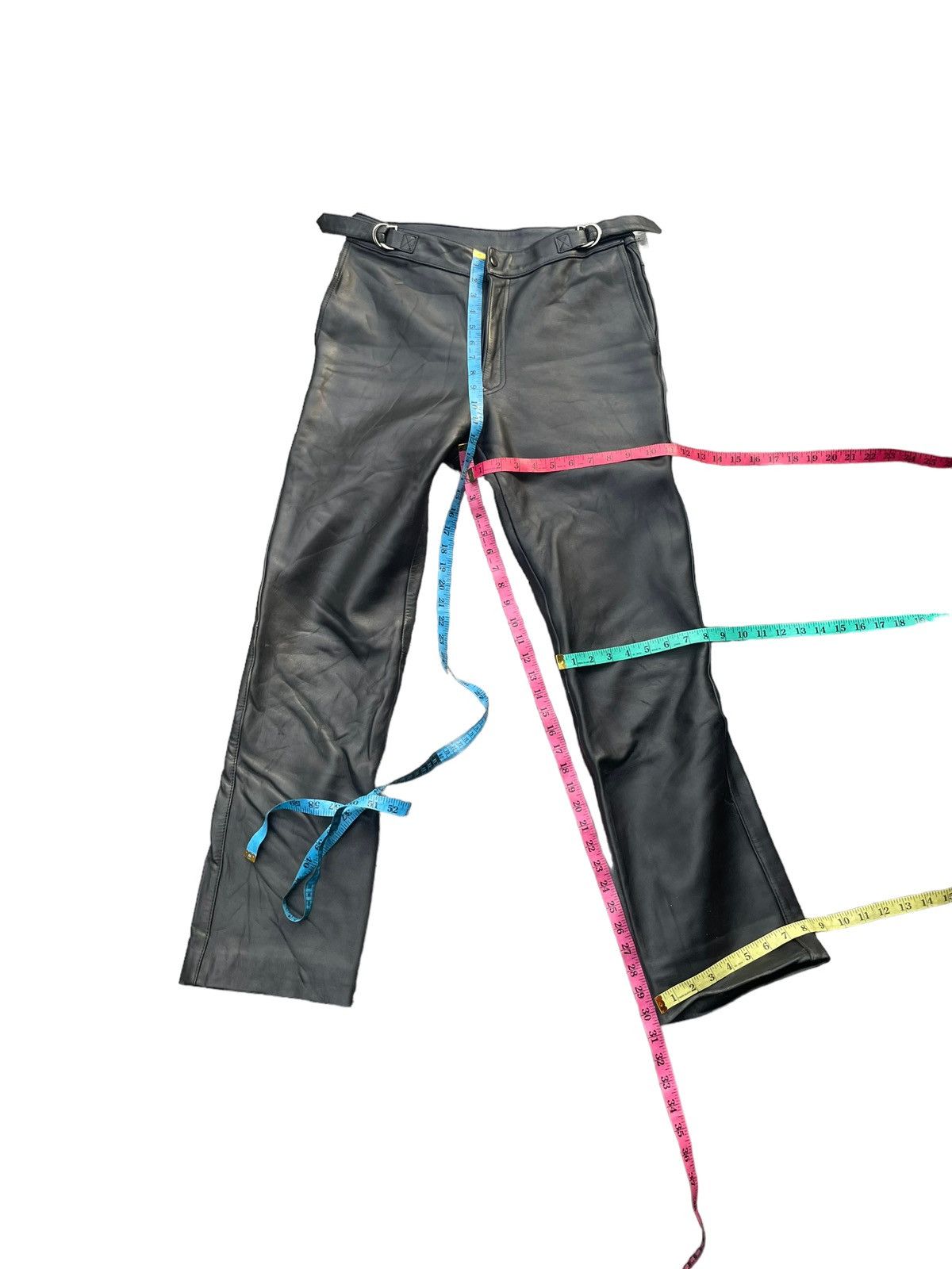 If Six Was Nine × Japanese Brand × Leather Vintage Nankai Leather Pant Size US 32 / EU 48 - 17 Thumbnail