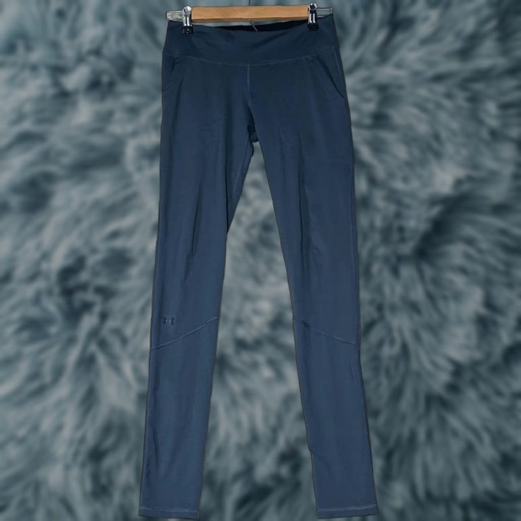 Under Armour Under Armour Leggings Pants Women S Small Black See Measurements Waist 26 in Compression Athletic Yoga Gray Size 28" / US 6 / IT 42 - 1 Thumbnail