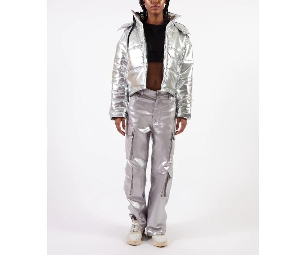 Other Unisex OWC Kane Silver Winter Jacket Size L / US 10 / IT 46 - 1 Thumbnail
