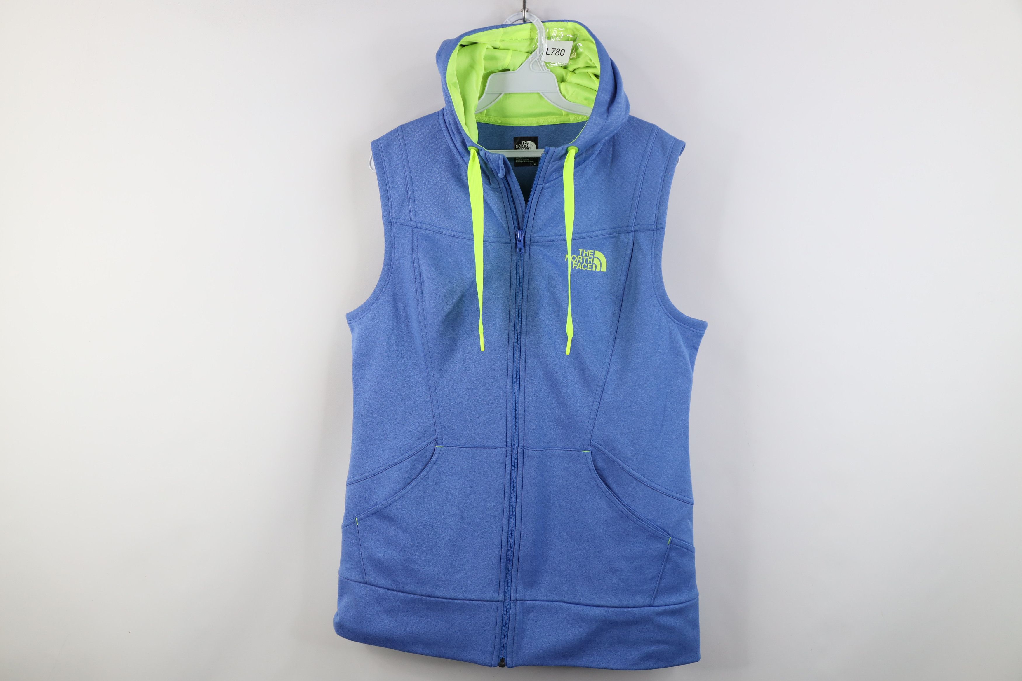 The North Face The North Face Sleeveless Full Zip Hoodie Sweatshirt Blue Size L / US 10 / IT 46 - 1 Thumbnail