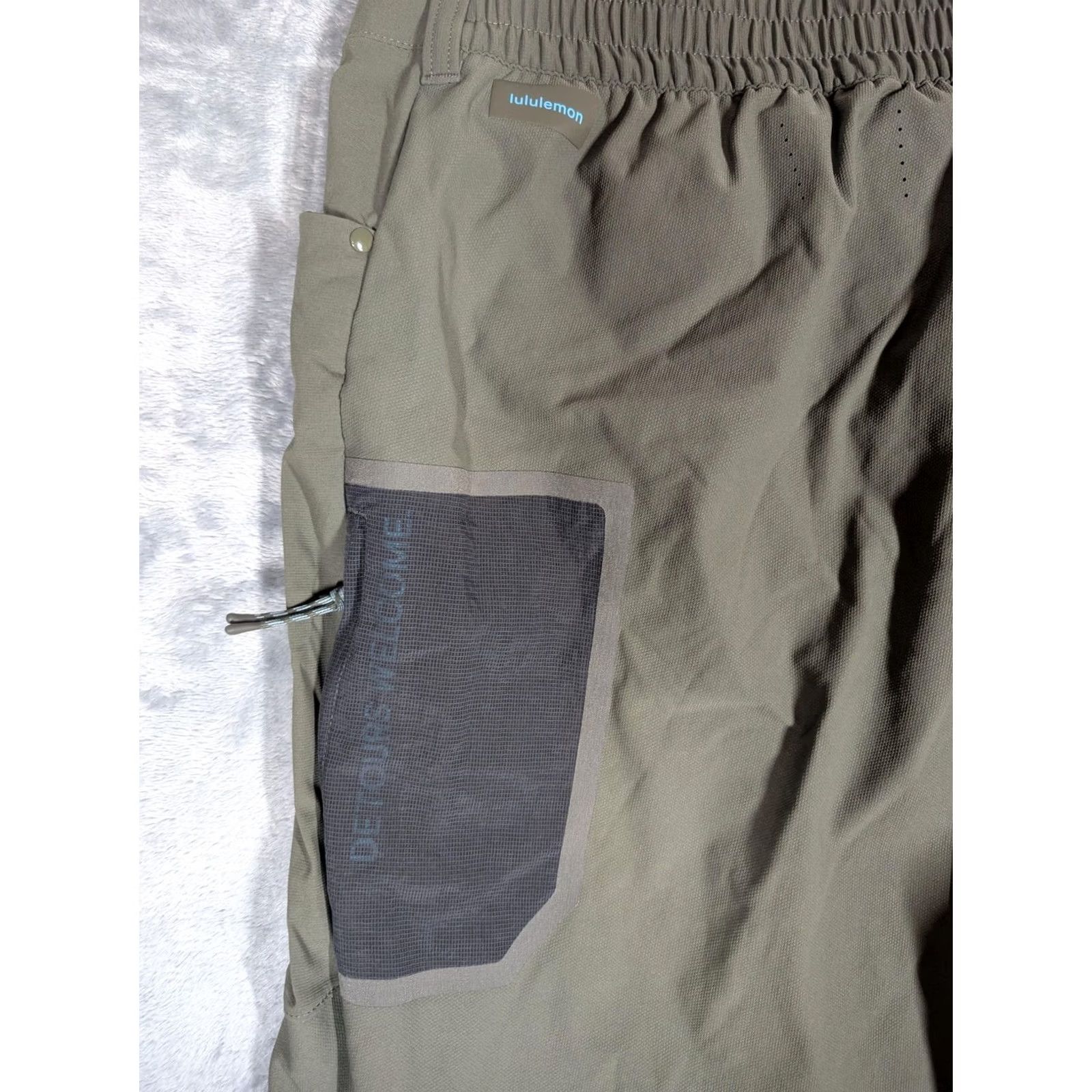 Lululemon Lululemon Detours Welcome Jogger Pants Mens 40 Green Stretch Zip Pockets Elastic Size US 40 / EU 56 - 7 Thumbnail