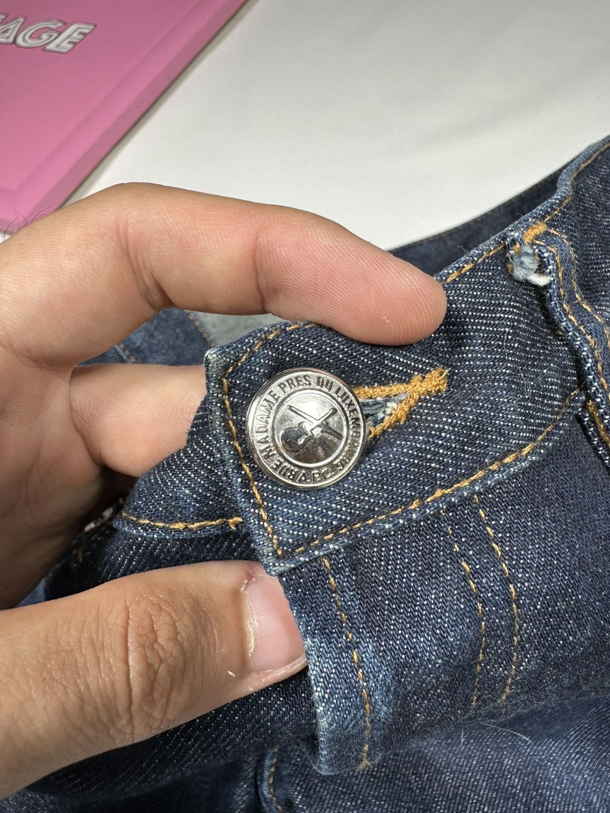 A.P.C. APC Jeans Pants Petit New Standard Classic Basic Denim Size 27" / US 4 / IT 40 - 9 Thumbnail