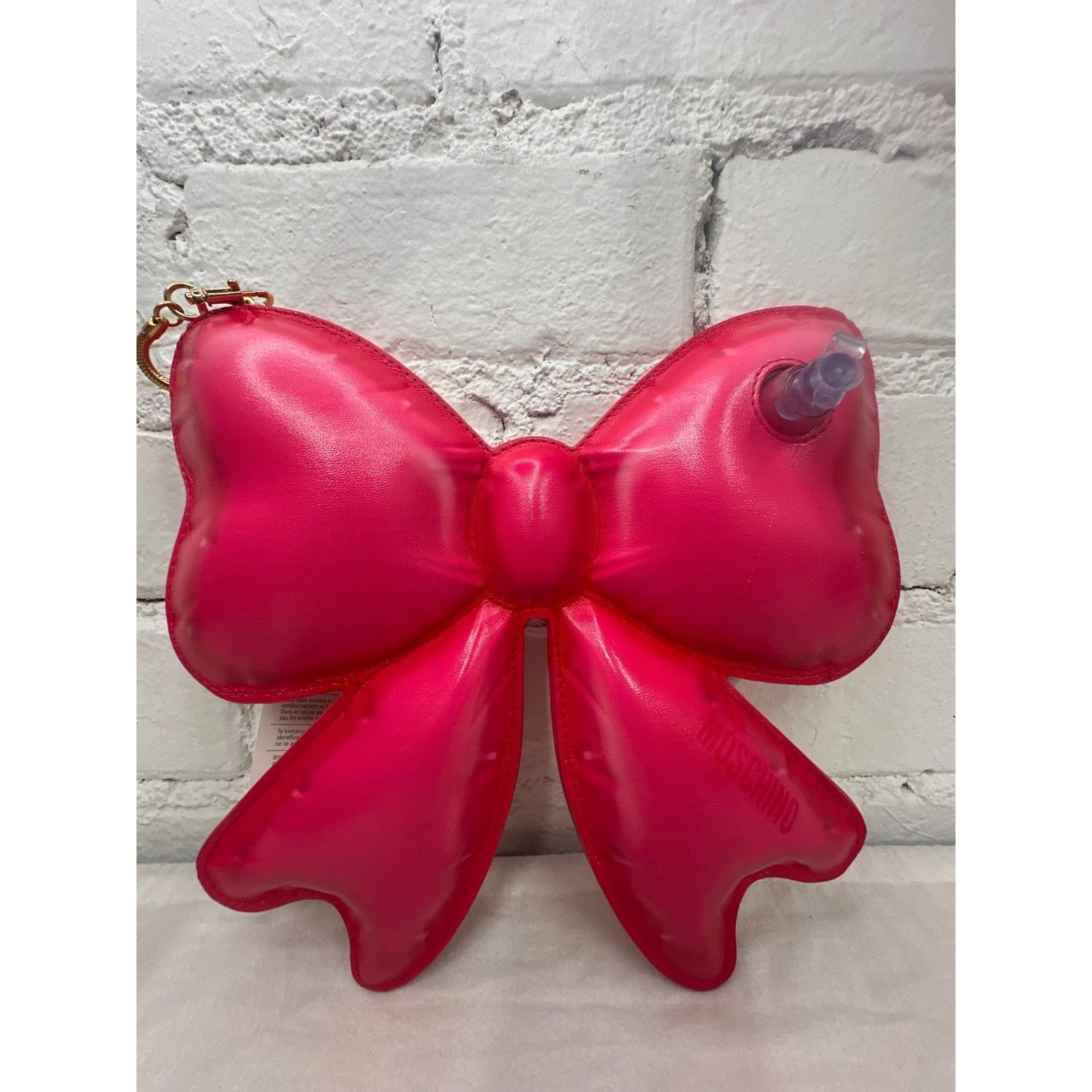 Moschino SS23 Moschino Couture Jeremy Scott Ribbon Patent Leather Bag Size ONE SIZE - 14 Thumbnail