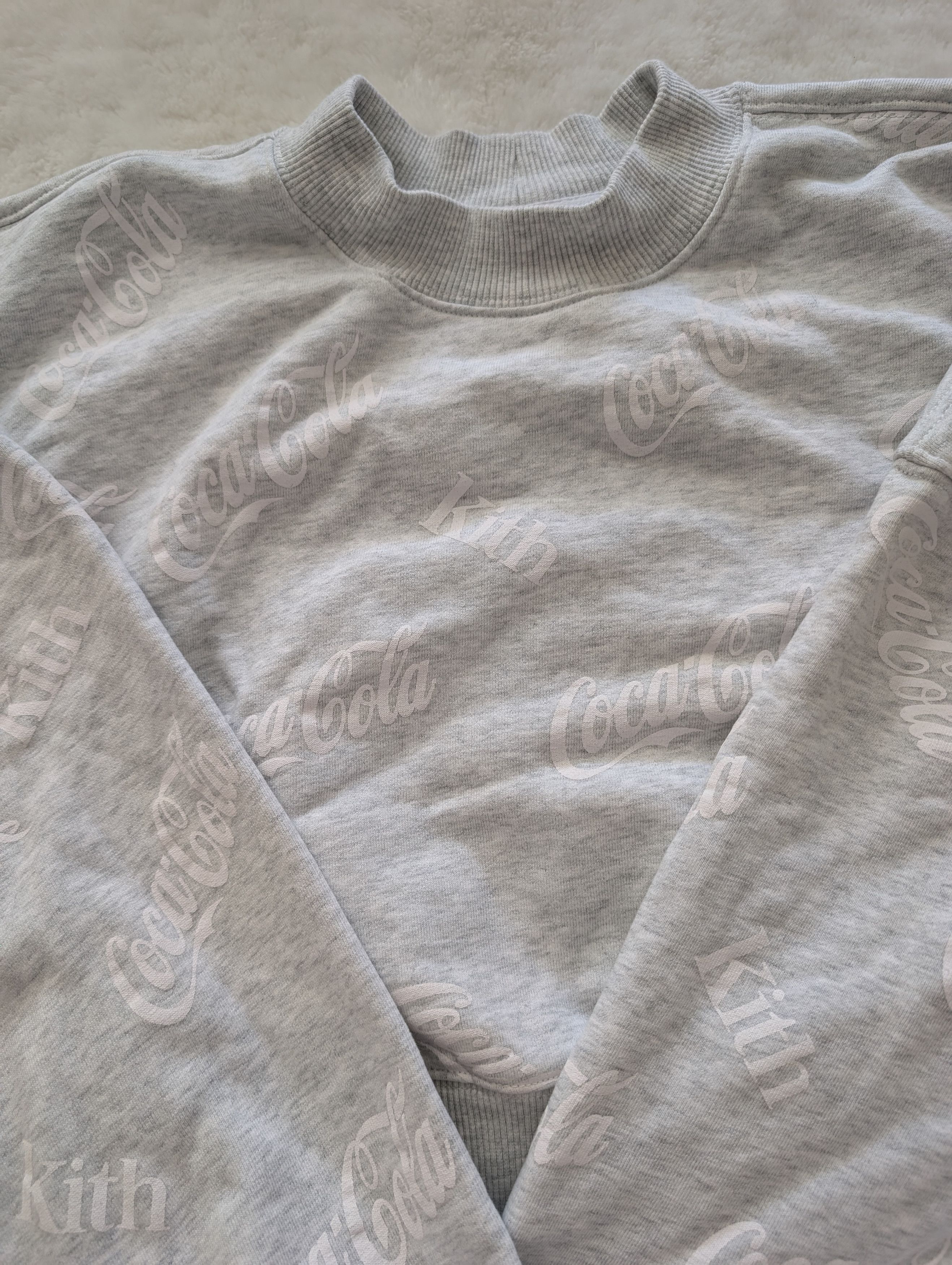 Coca Cola × Kith Kith x Coca Cola Connie Cropped Crew Sweater Size S / US 4 / IT 40 - 2 Thumbnail