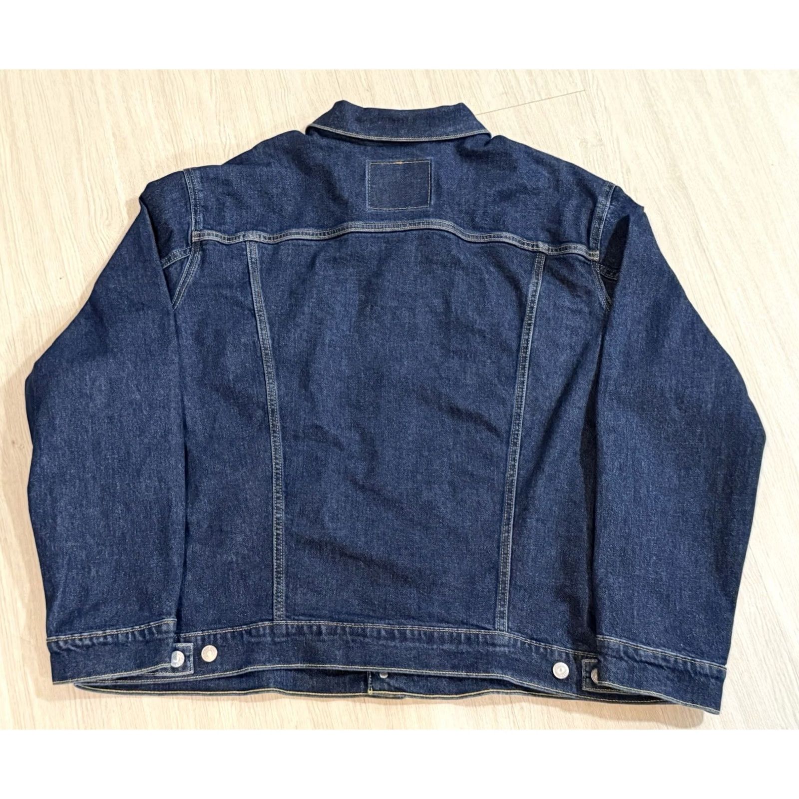 Denime Levi’s Type III Jacket XXL Denim Western Cowboy NWT IRREGULAR Blue Button Mens Size US 39 - 2 Thumbnail
