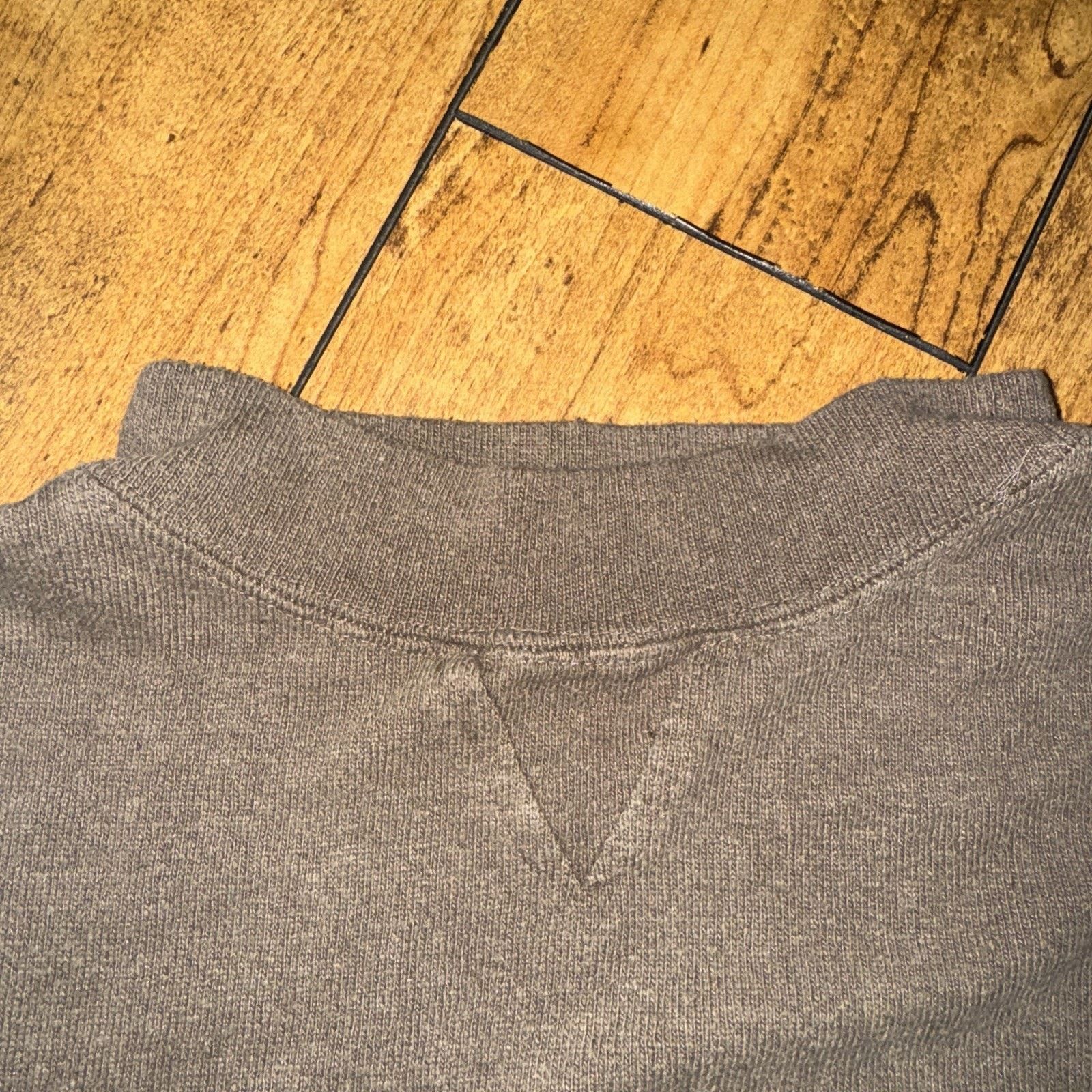 Hypebeast × Vintage Vintage Long Sleeve Shirt Taupe 24x27 2XL No Tags Size XXL / US 16-18 / IT 52-54 - 4 Thumbnail