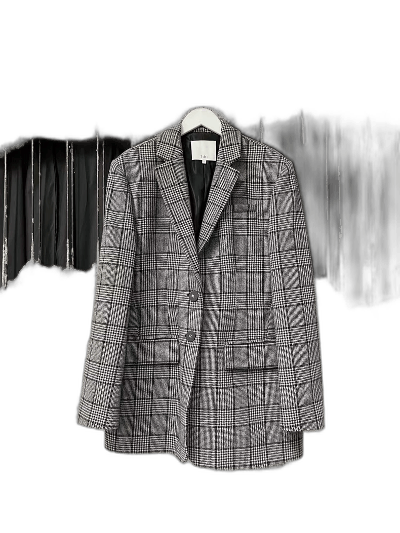Tibi Tibi Plaid Blazer Size S Gently Used-yf Size US S / EU 44-46 / 1 - 1 Thumbnail