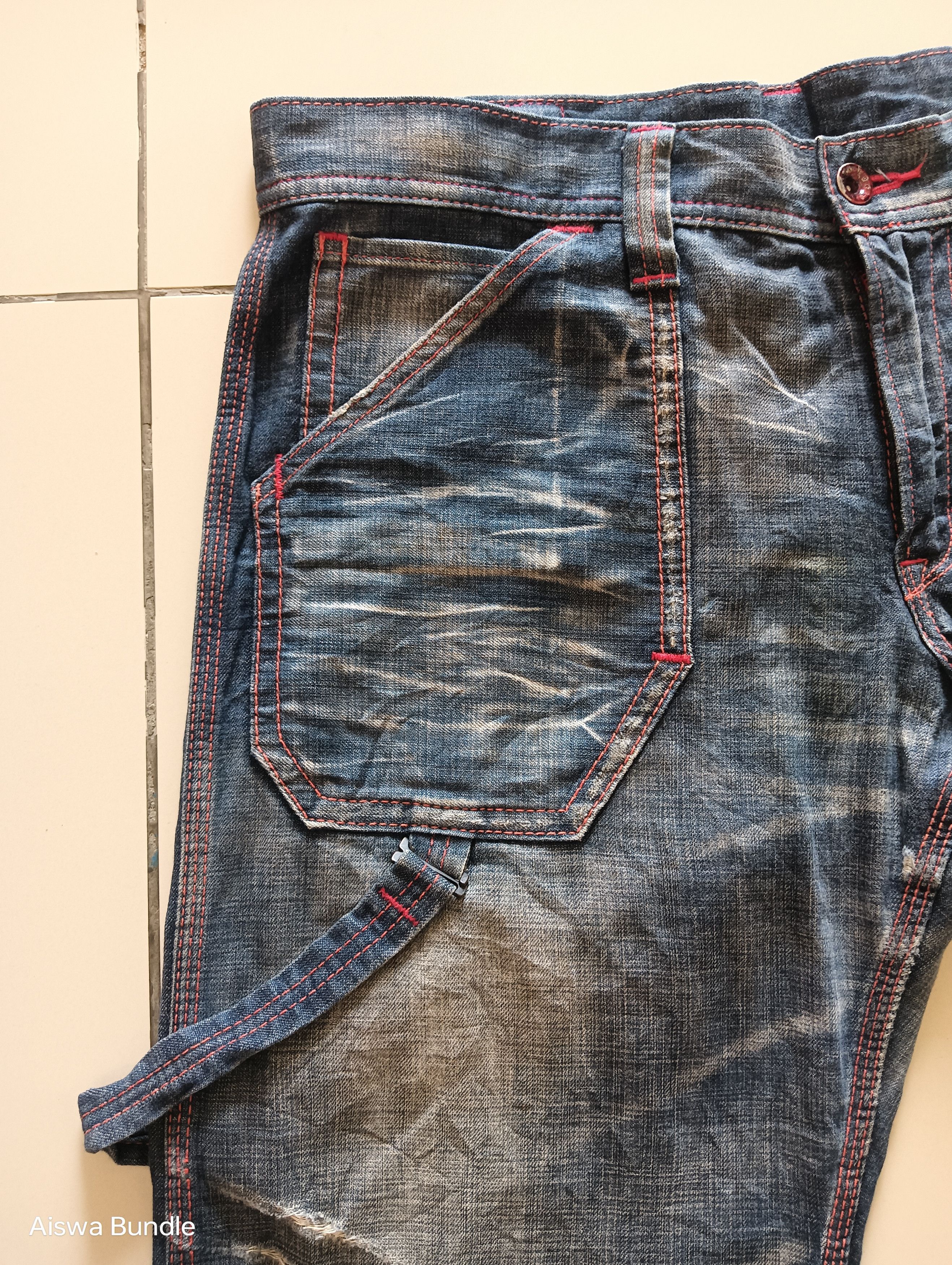 Edwin × Japanese Brand Edwin Blue Trip Distressed Denim Size US 38 / EU 54 - 14 Thumbnail