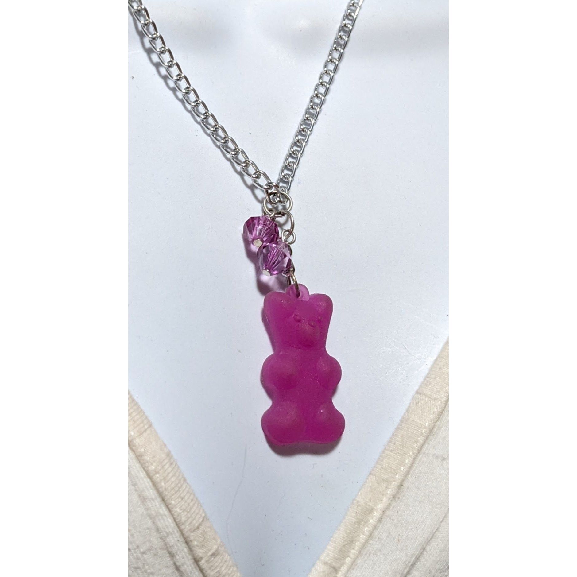 Other Pink Gummy Bear Necklace Size ONE SIZE - 8 Thumbnail