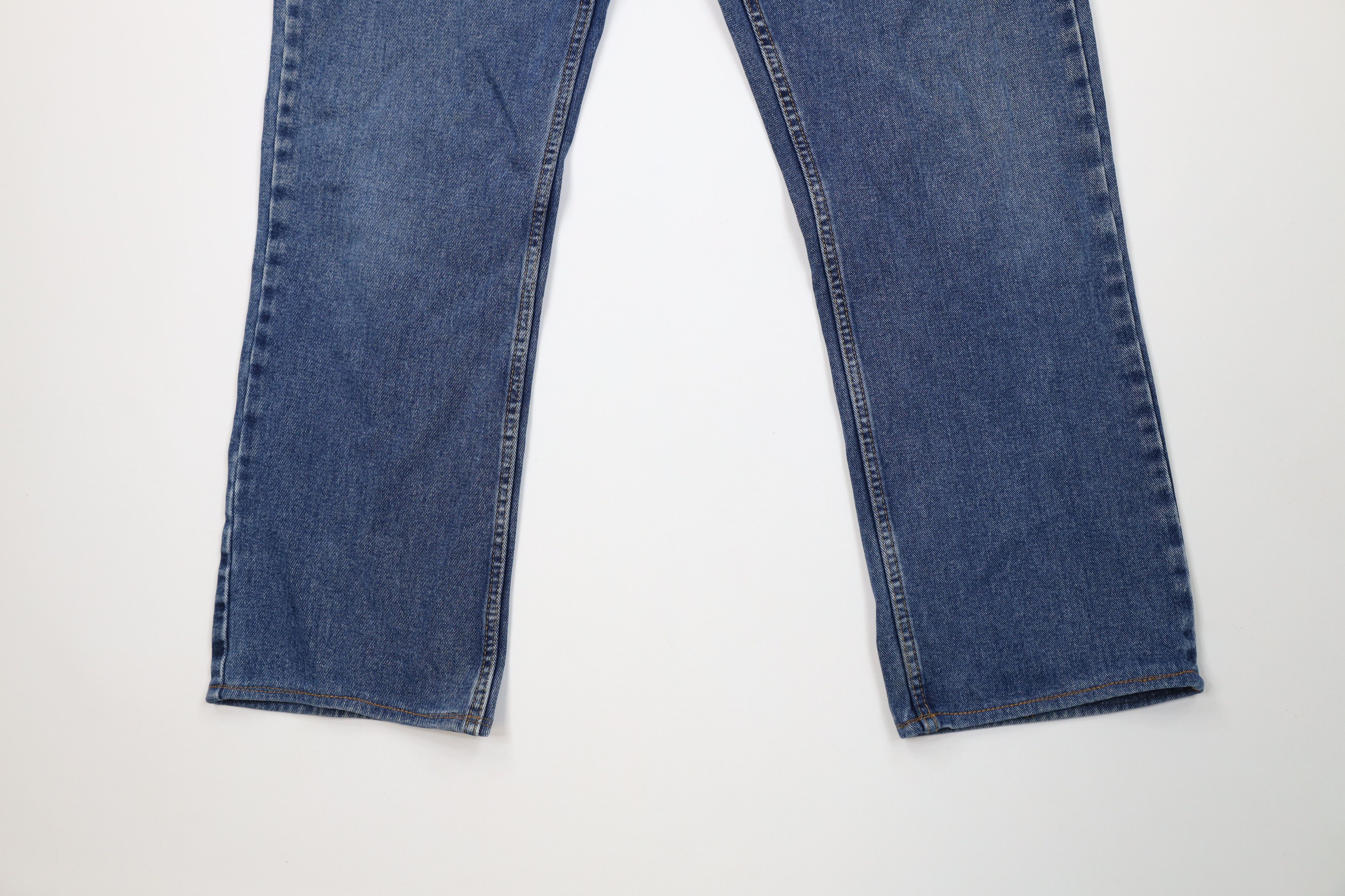 Big Mac Vintage 90s Big Mac Wide Leg Denim Jeans Blue Cotton Size US 34 / EU 50 - 4 Thumbnail