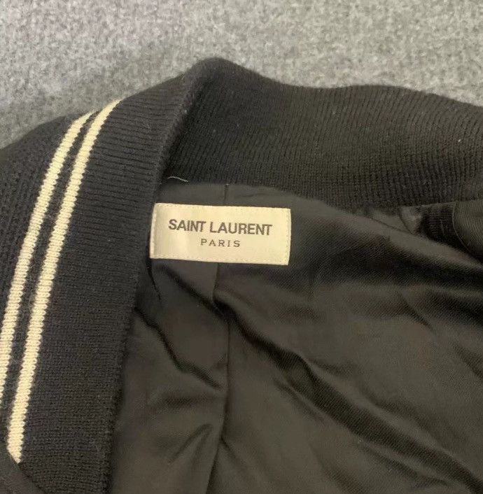 Saint Laurent Paris × Yves Saint Laurent Saint Laurent Teddy baseball jacket 2410-Nextarrow Size US M / EU 48-50 / 2 - 3 Thumbnail