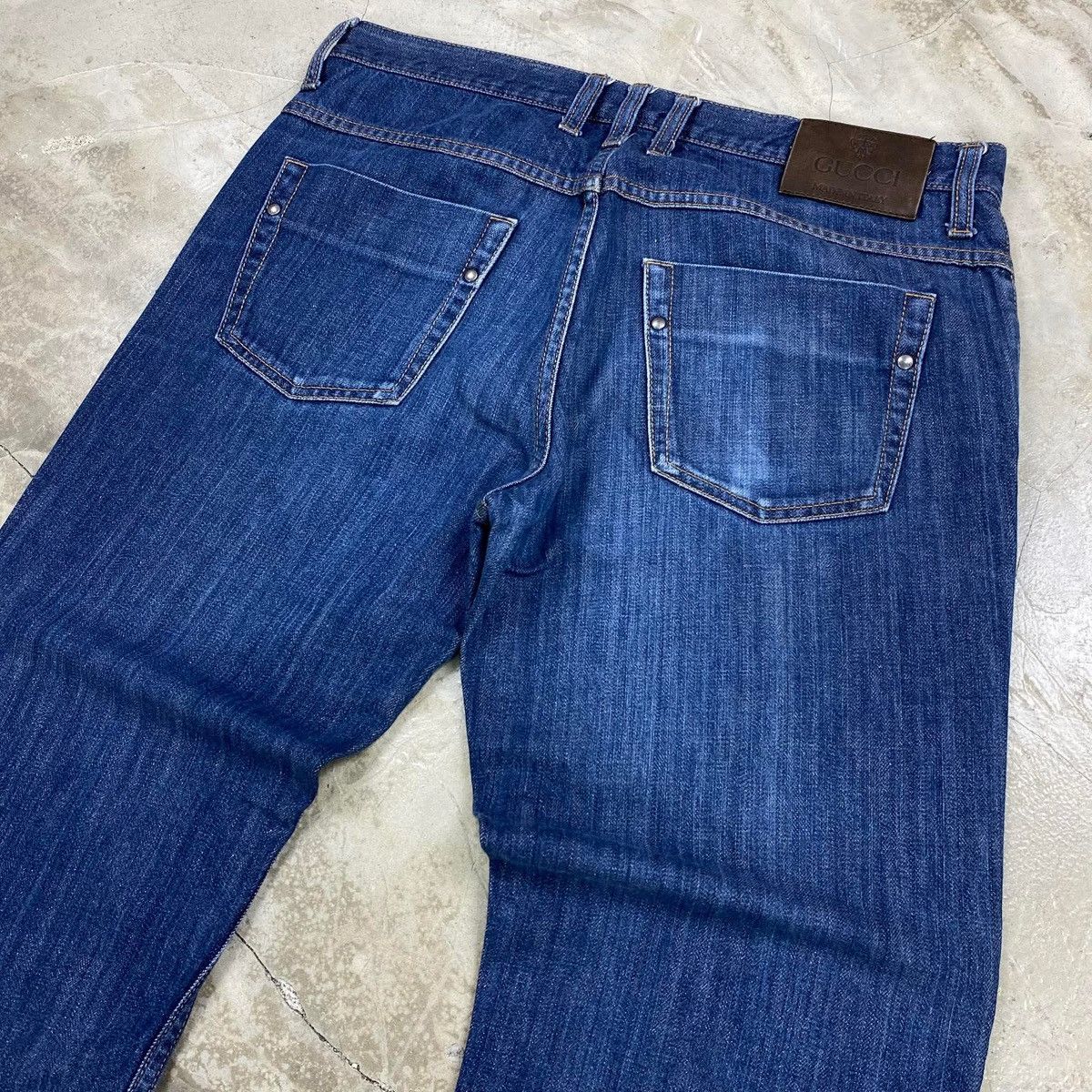 Gucci Regular Fit Denim Jeans Size US 33 - 2 Thumbnail