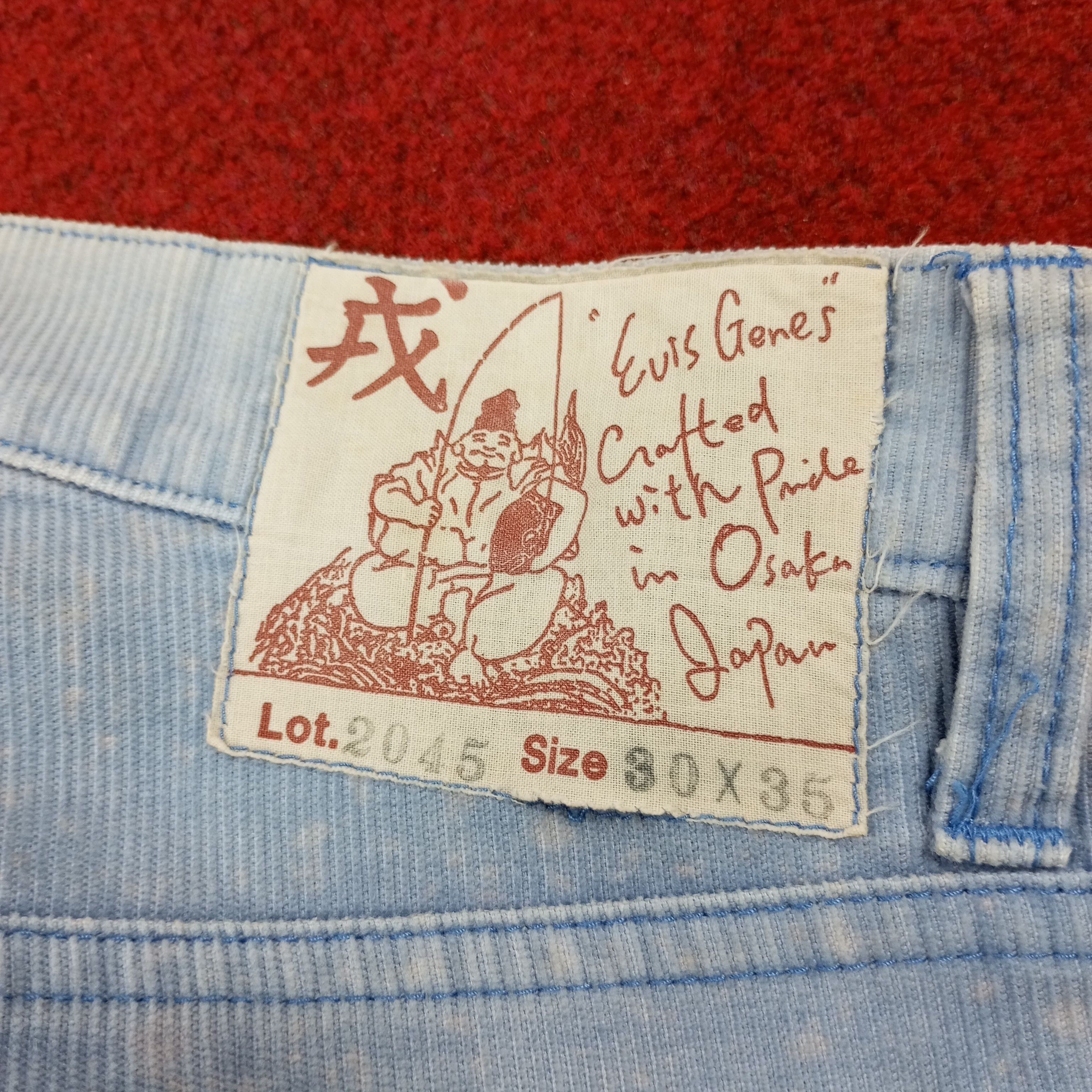 Japanese Brand × Vintage Evisu Japanese Brand Streetwear Custom Daicock Pants Size US 28 / EU 44 - 14 Thumbnail