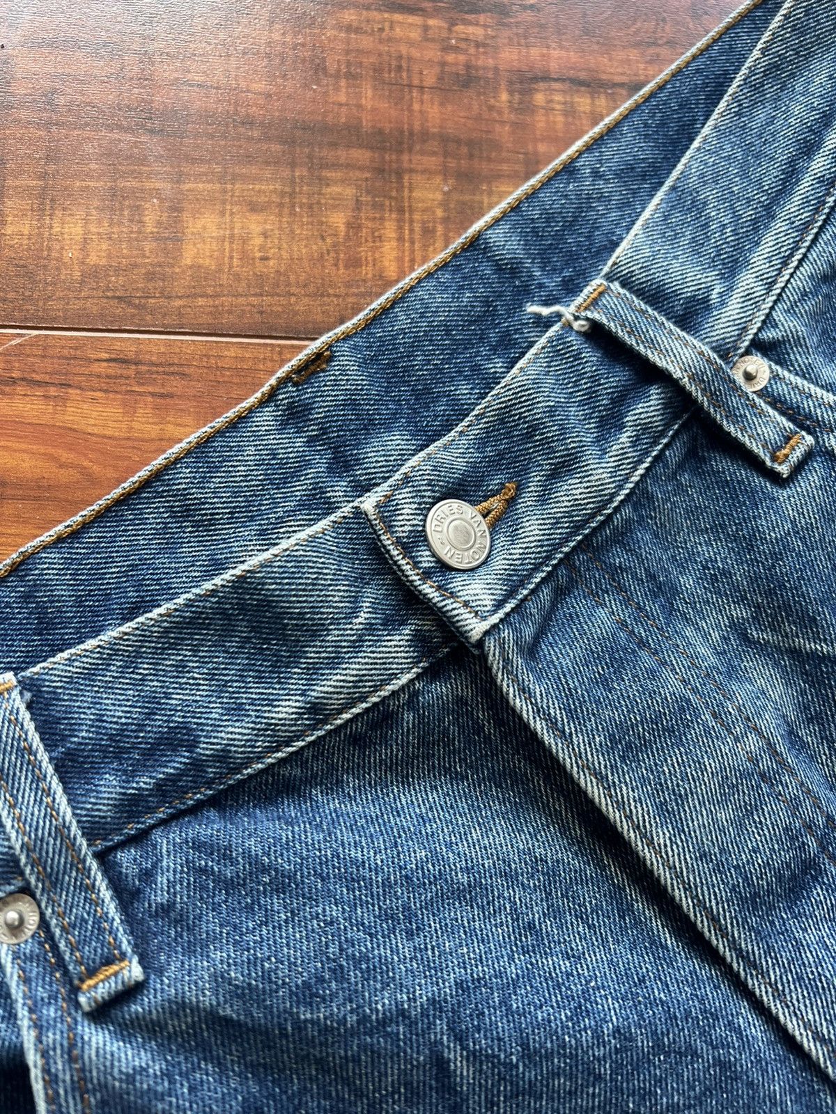 Dries Van Noten Dries Van Noten Marble Wash Denim Size US 34 / EU 50 - 5 Thumbnail