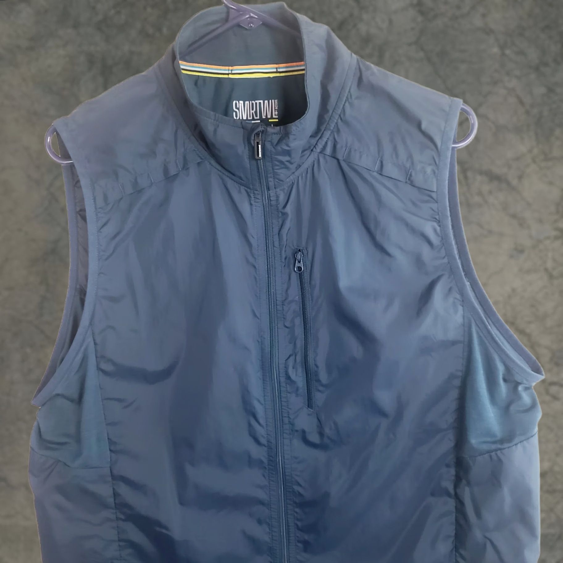 Smartwool Smartwool Vest Blue Full Zip M Regular Fit Men Size US M / EU 48-50 / 2 - 1 Thumbnail