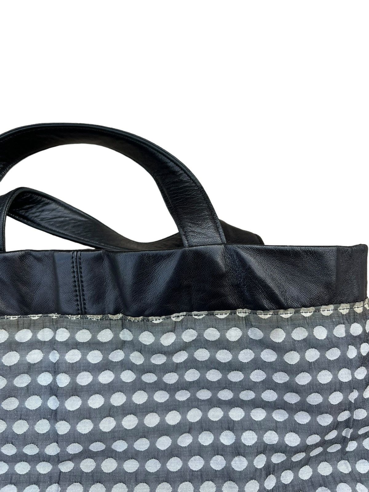 Yohji Yamamoto Yohji Yamamoto Y’s for Living Black Leather Mini Tote Bag Size ONE SIZE - 21 Thumbnail