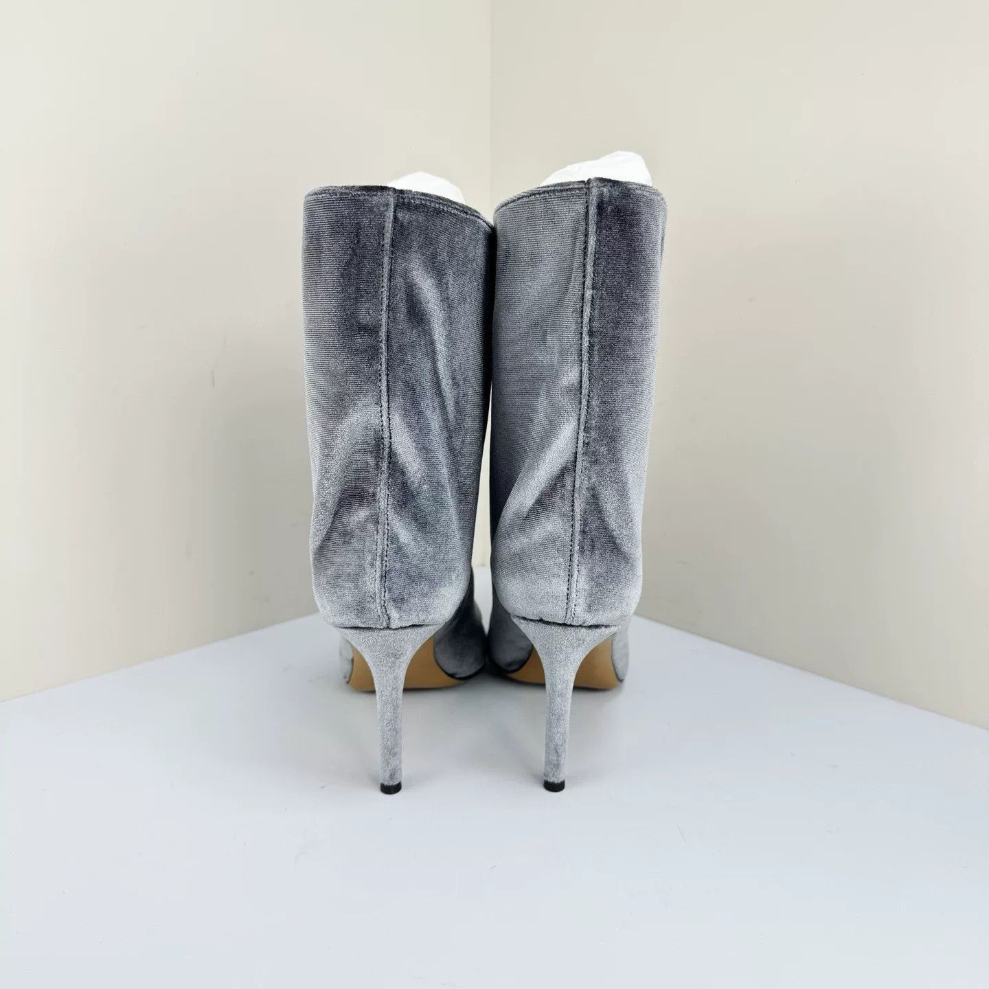 Alexandre Vauthier Gray Velvet Pointed Heels/, Women's (Size 6) — image 3 of 6