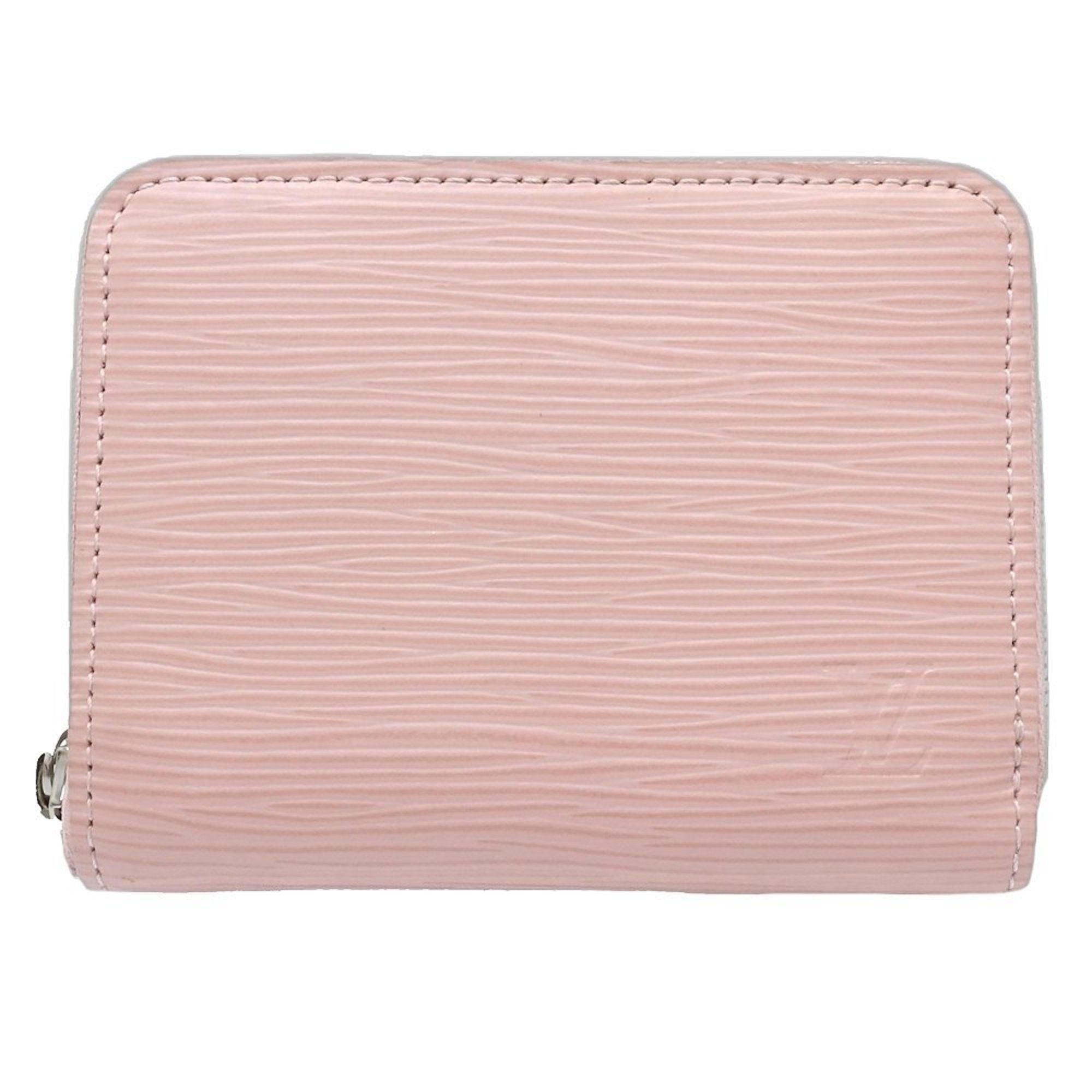 Louis Vuitton Epi Wallet/coin Case M61206 Zipper Coin Purse Rose Ballerine 181289, Women's
