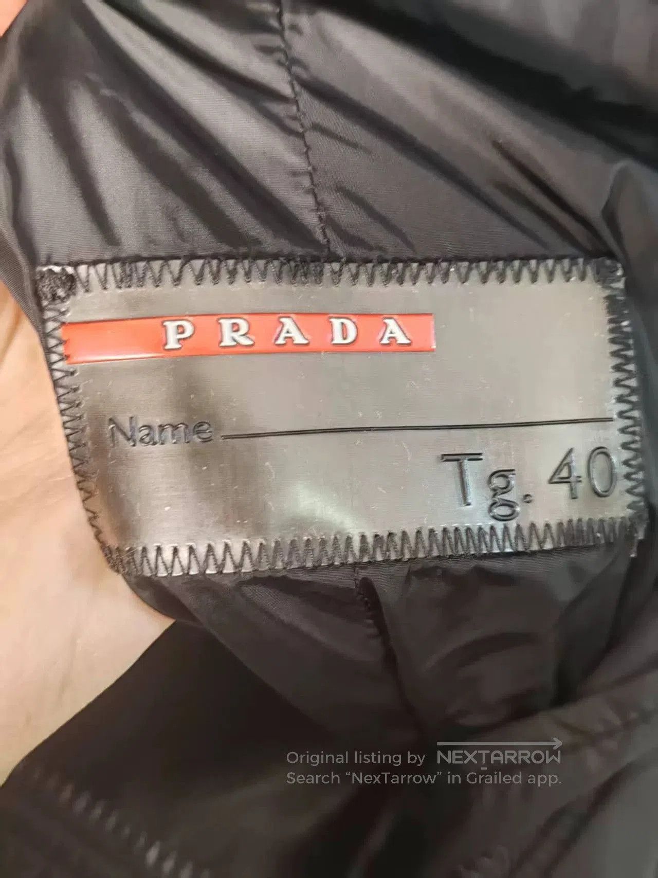 Prada Authentic Prada Logo Cotton Jacket. Size US M / EU 48-50 / 2 - 3 Thumbnail