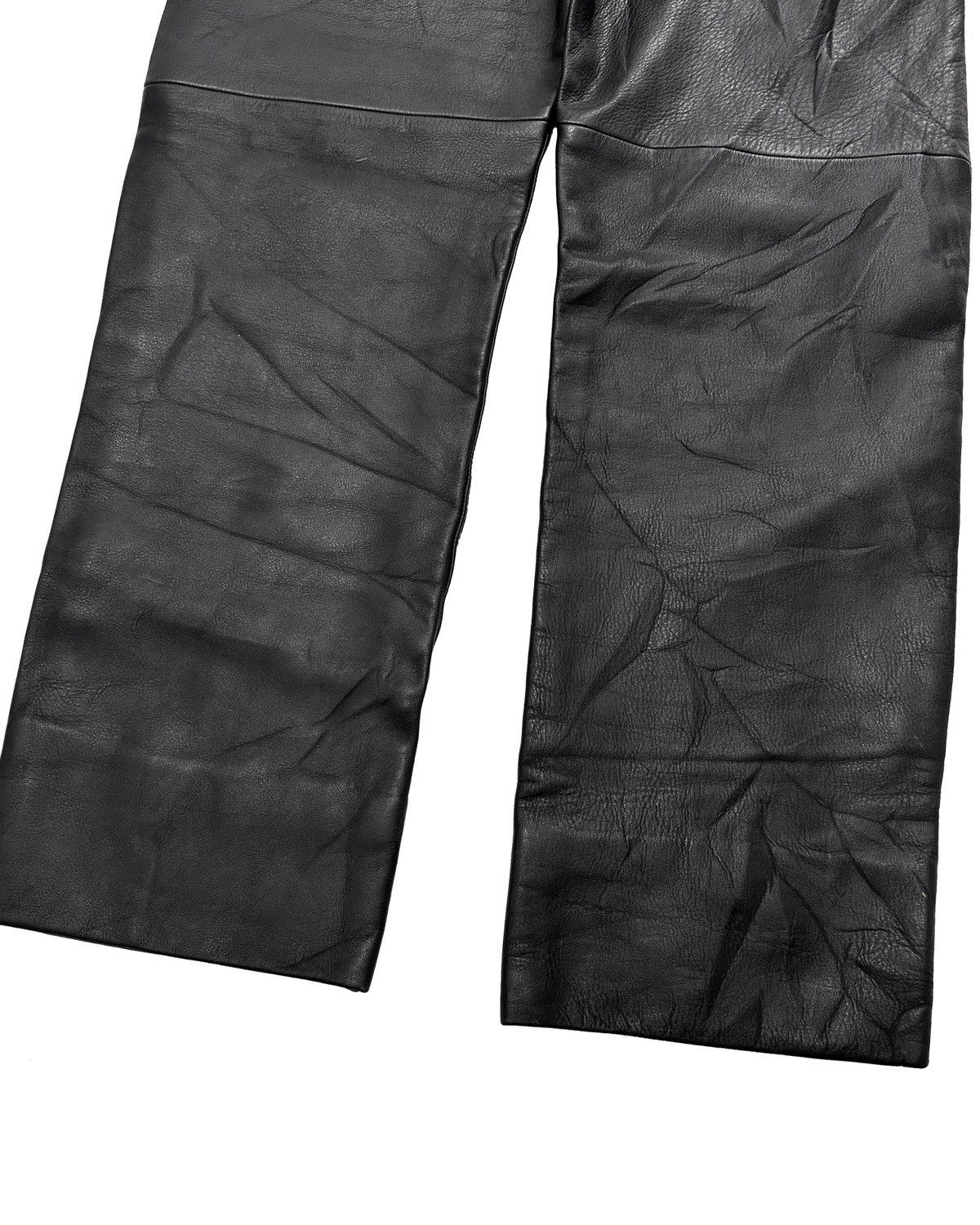 Genuine Leather × If Six Was Nine Men's Bigi Biker Leather Pants Size US 31 - 7 Thumbnail