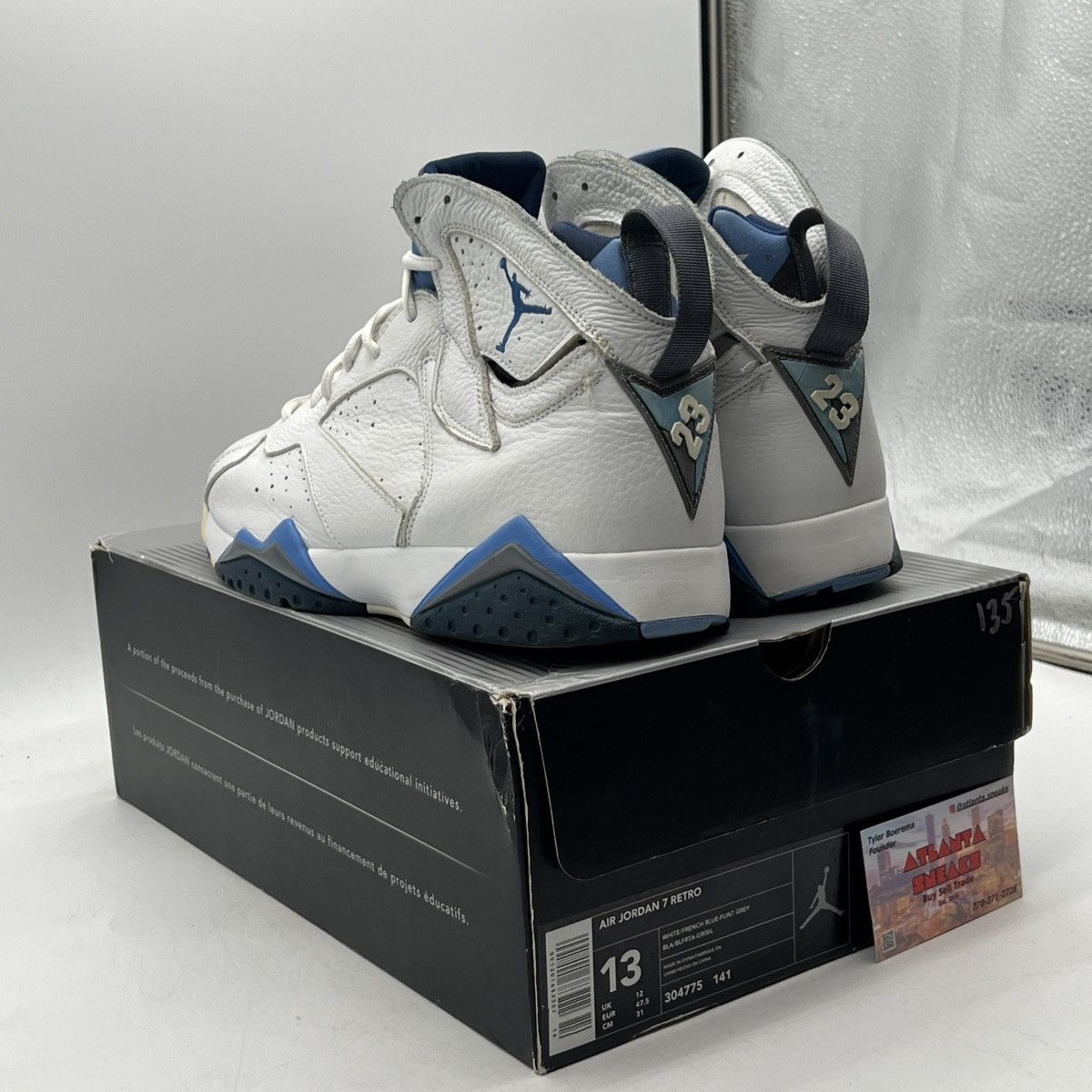 Jordan Brand Air Jordan 7 French blue Size US 13 / EU 46 - 4 Thumbnail