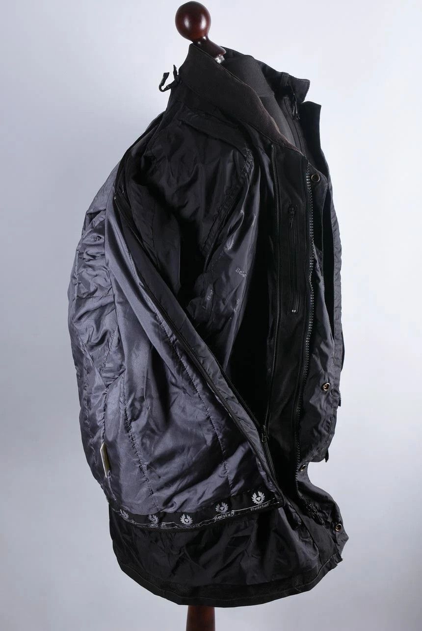 Belstaff Belstaff Heavy Field Jacket Black Moto Waxed Style Zip Size US XL / EU 56 / 4 - 10 Thumbnail