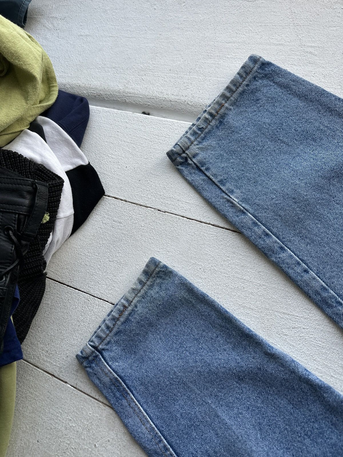 Giorgio Armani VNTG🚨90s Armani Jeans Denim blue Mens Pants Size US 30 / EU 46 - 12 Thumbnail