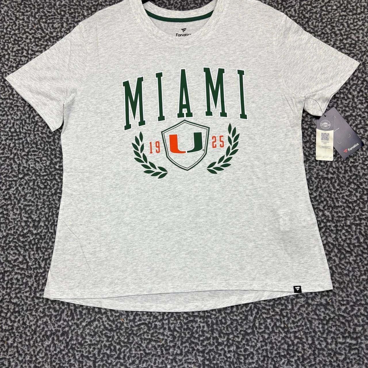 Other Miami Hurricanes Shirt Women Short Sleeve Crew Neck M Size M / US 6-8 / IT 42-44 - 1 Thumbnail