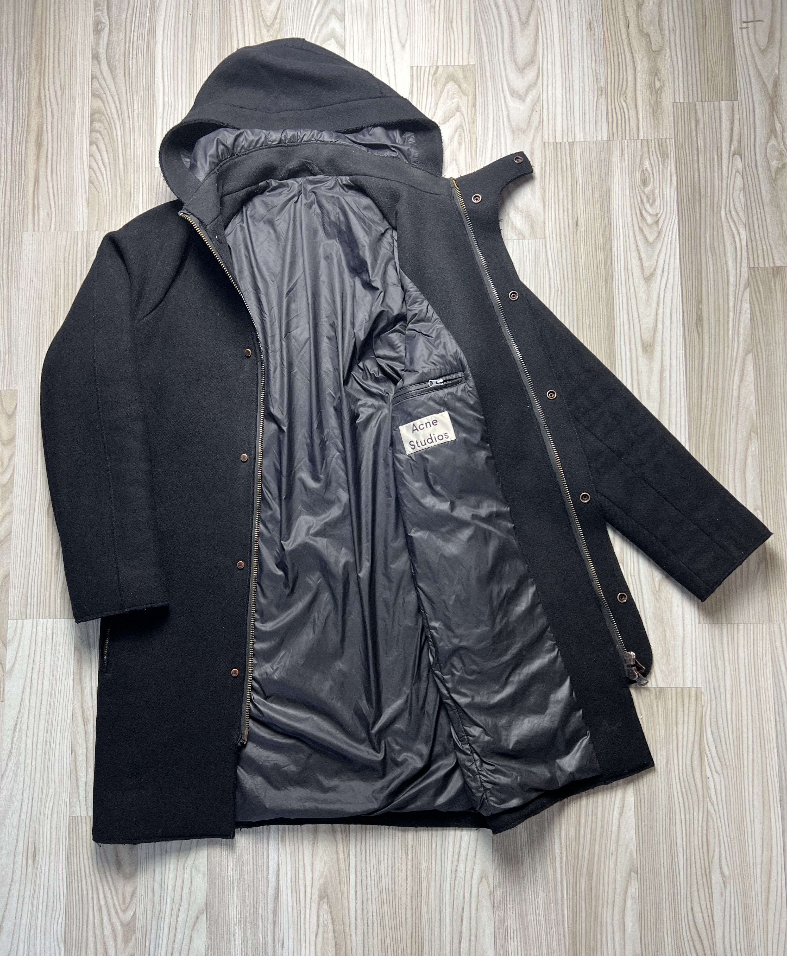 image of Acne Studios - Milton Parka in Black, Men's (Size Small)