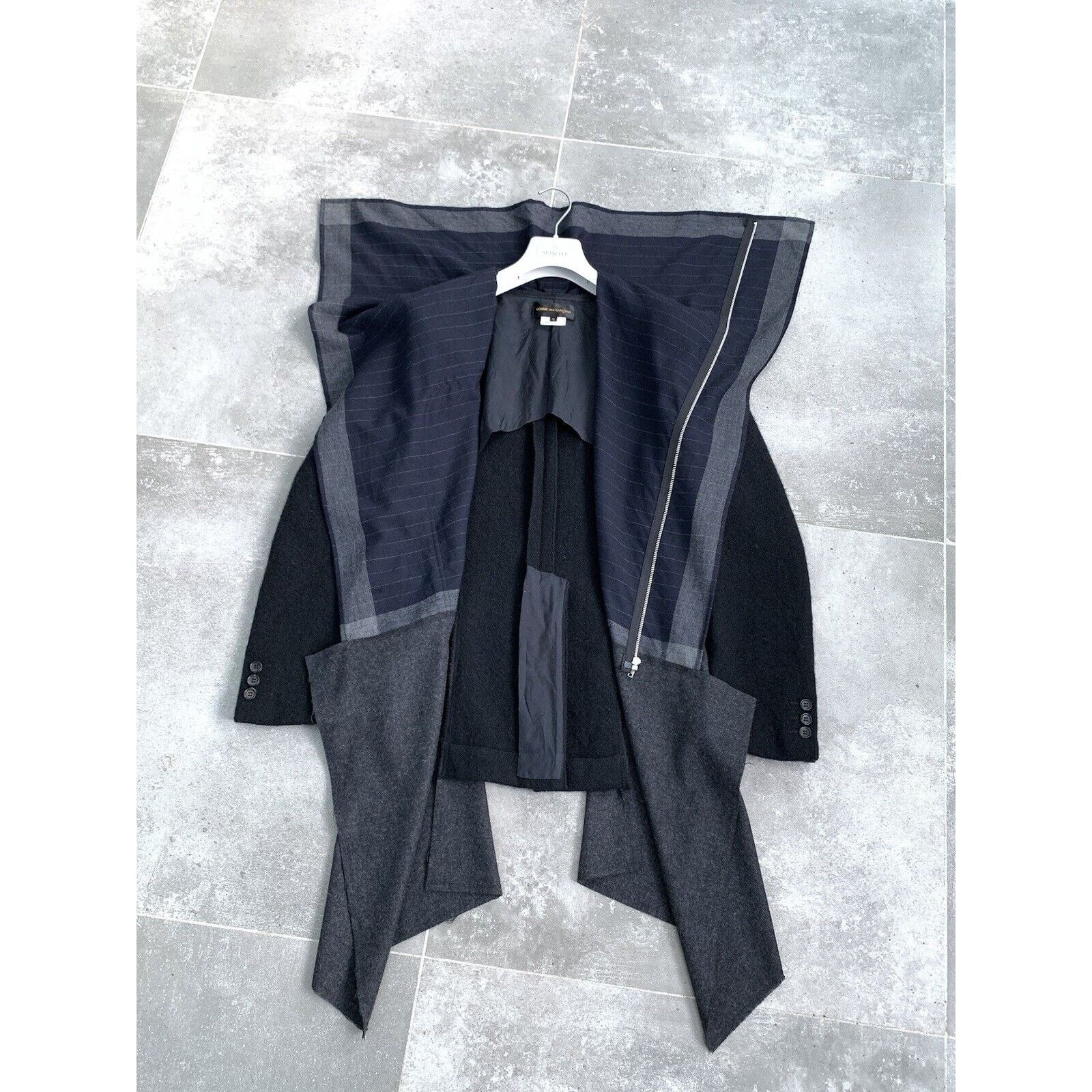 Comme des Garcons × Japanese Brand Women's COMME des GARCONS Wool Trench Coat Jacket M UK 10-12 Size M / US 6-8 / IT 42-44 - 2 Thumbnail