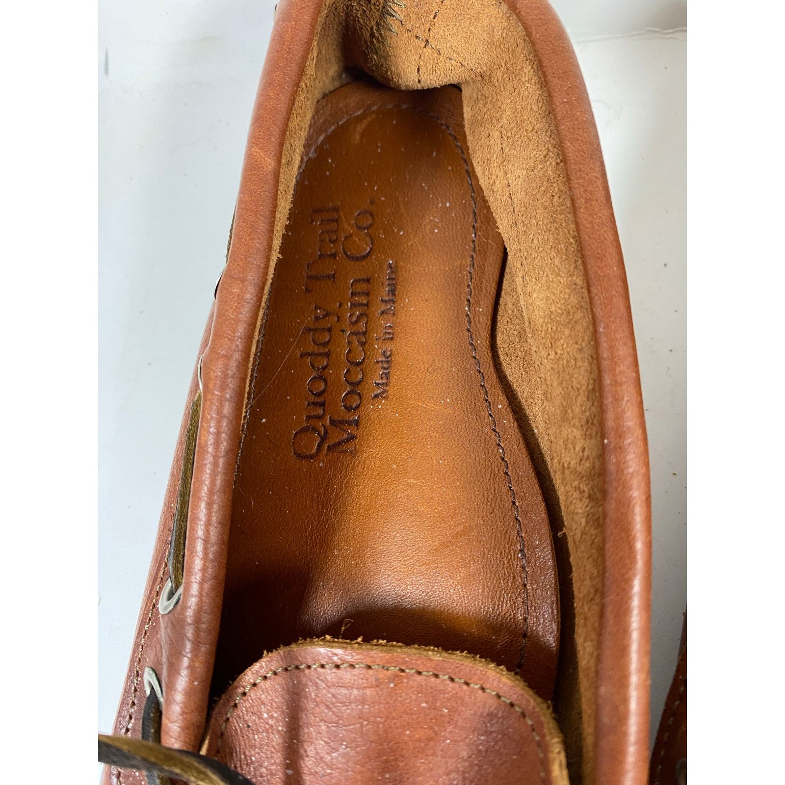 Quoddy Quoddy Brown Leather Moccasin 9.5W Size US 9.5 / EU 42-43 - 4 Thumbnail