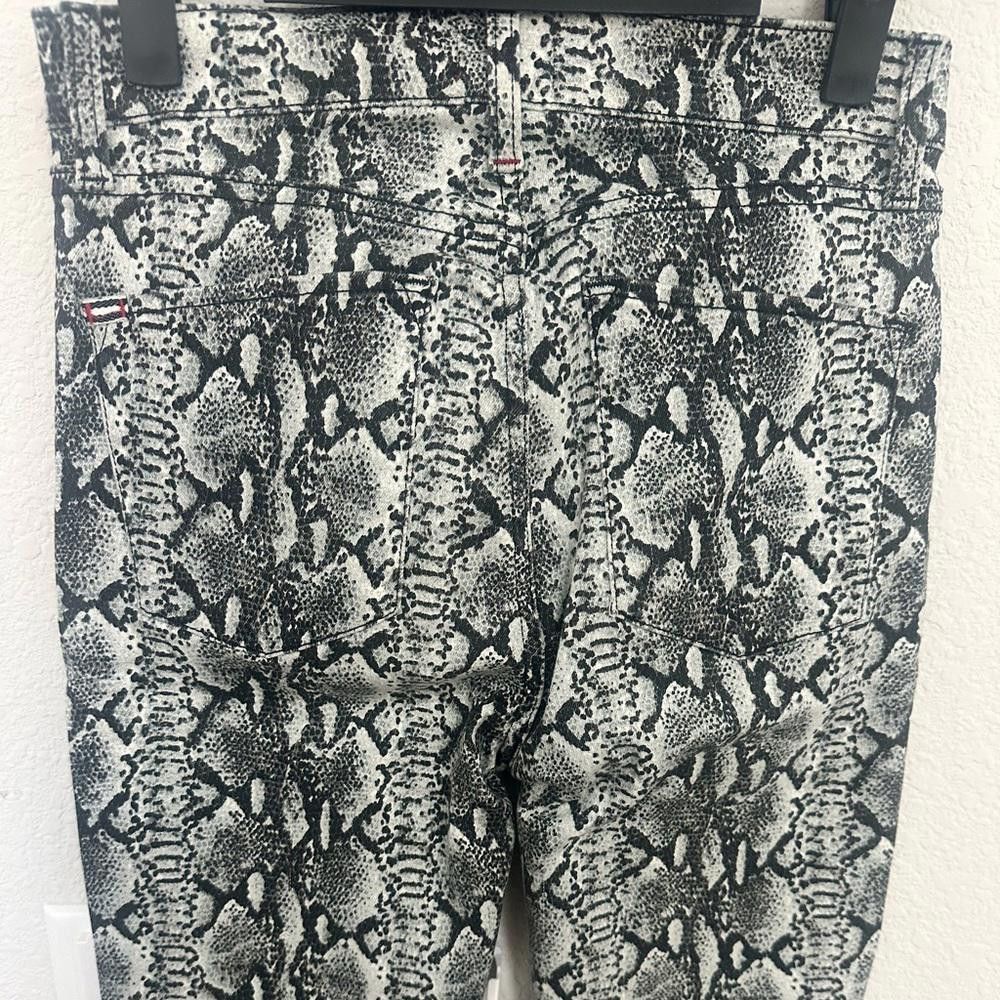 Designer Alice + Olivia Jeans Good High Rise Jeans Snake Print 27 Size 27" / US 4 / IT 40 - 6 Thumbnail