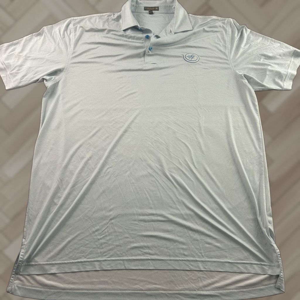 Peter Millar Peter Millar Summer Comfort Golf Polo Shirt Men's Large Blue Shirt Size US L / EU 52-54 / 3 - 1 Thumbnail