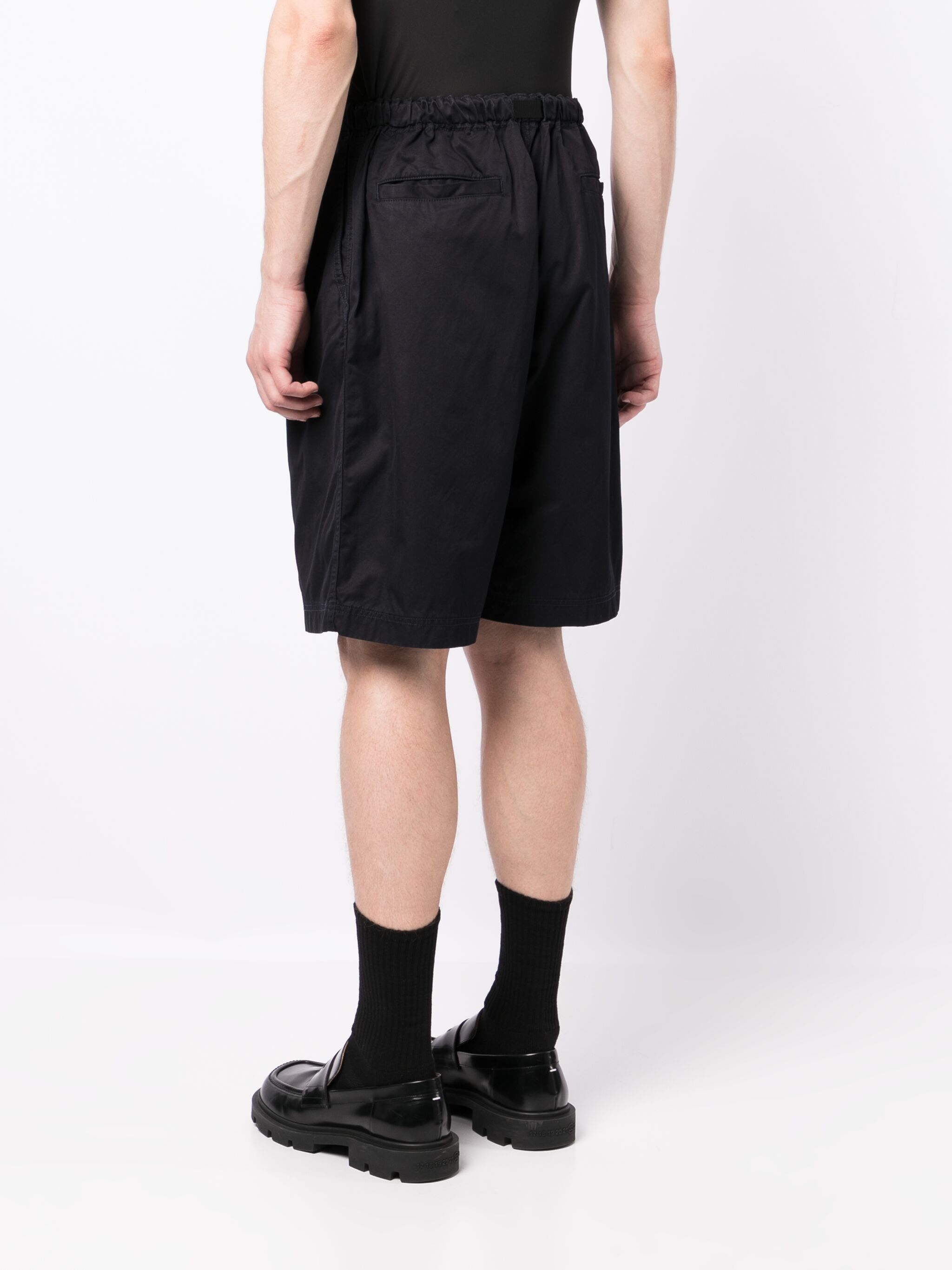Comme des Garcons Homme o1mle1024 Belted Shorts in Black Size US 30 / EU 46 - 4 Thumbnail