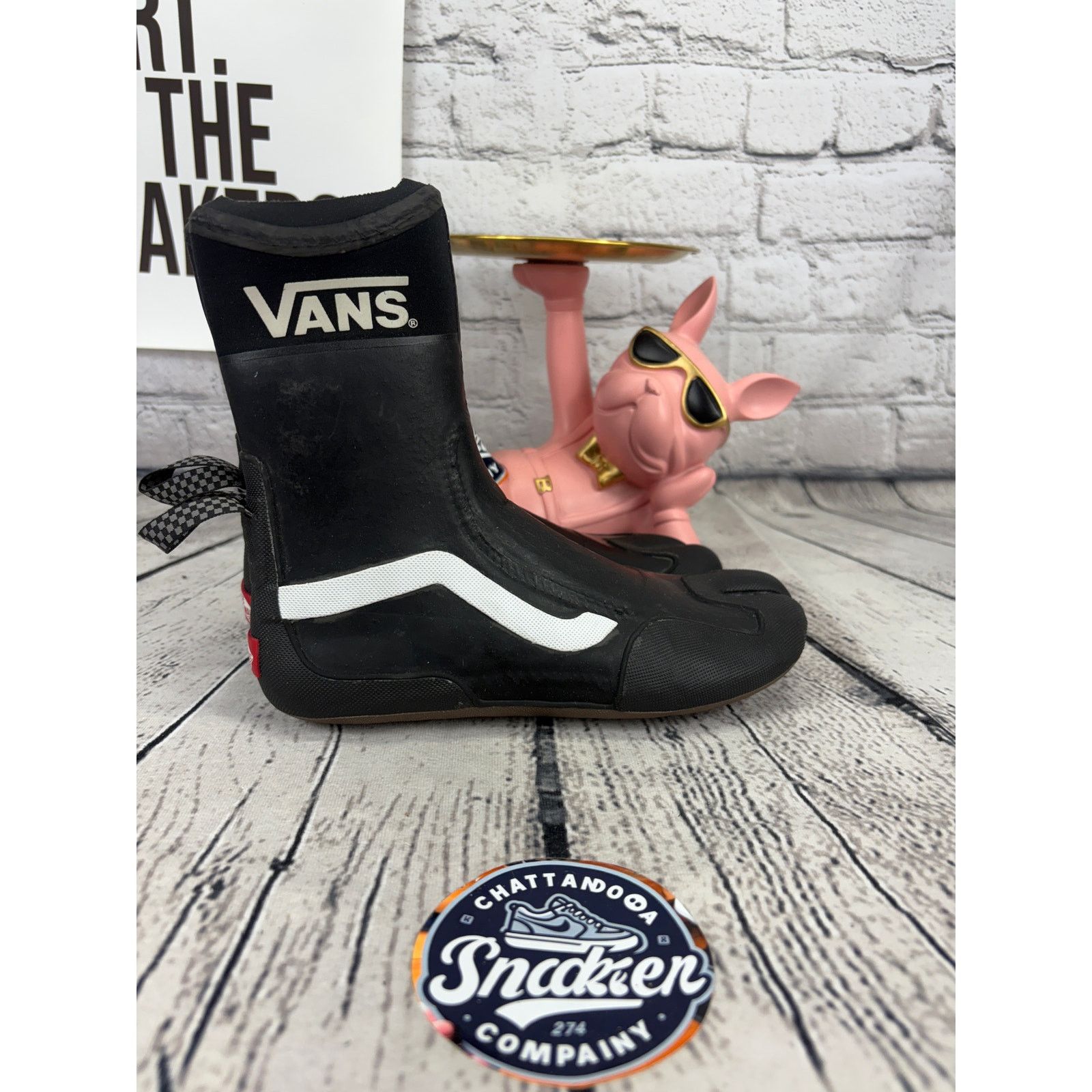 Vans Vans Surf Boot Hi ST 3MM Womens 7.5 Black Water Surfing Shoe Size US 7.5 / IT 37.5 - 5 Thumbnail