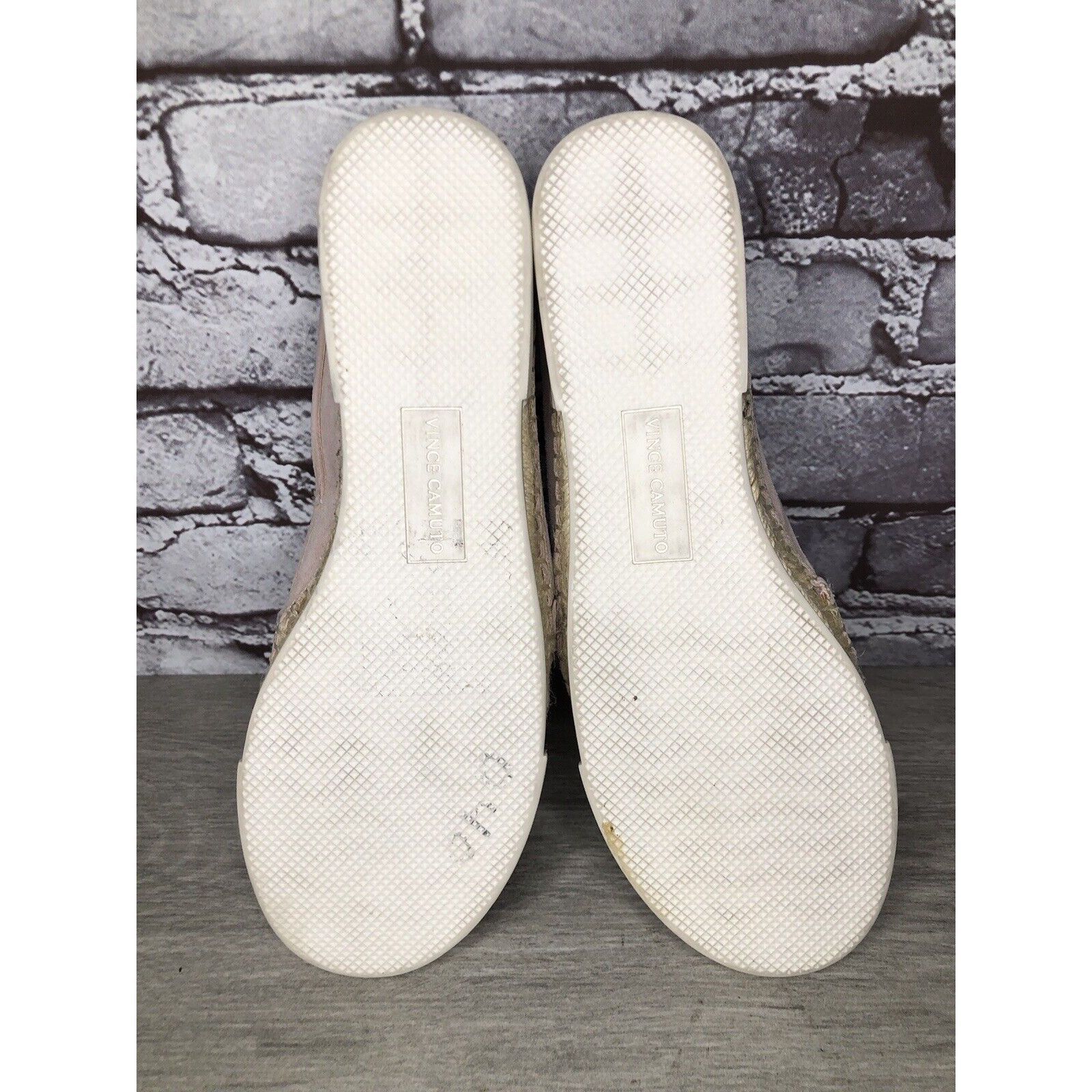 Vince Camuto VINCE CAMUTO Tambie Blush Pink Suede Leather Espadrille Loaf Size US 8 / IT 38 - 13 Thumbnail