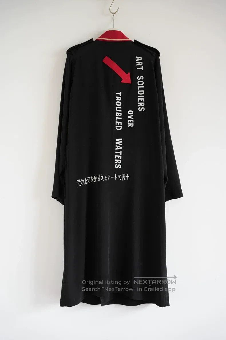 Yohji Yamamoto YOHJI YAMAMOTO Eyeball Red Collar Napoleon Coat Size US M / EU 48-50 / 2 - 3 Thumbnail
