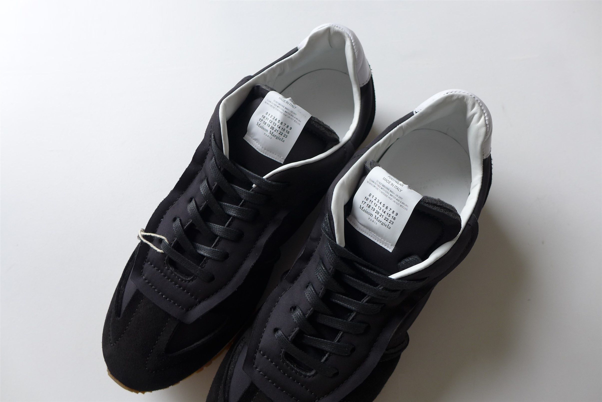 Maison Margiela Margiela Black Runner Sneakers Size US 11 / EU 44 - 8 Thumbnail