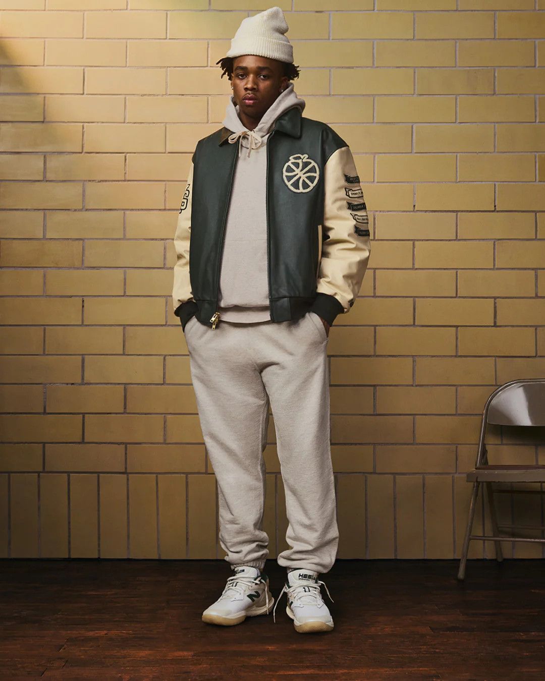 Aime Leon Dore × New Balance ALD x New Balance Sonny Leather Tournament Jacket XS Size US XS / EU 42 / 0 - 1 Thumbnail