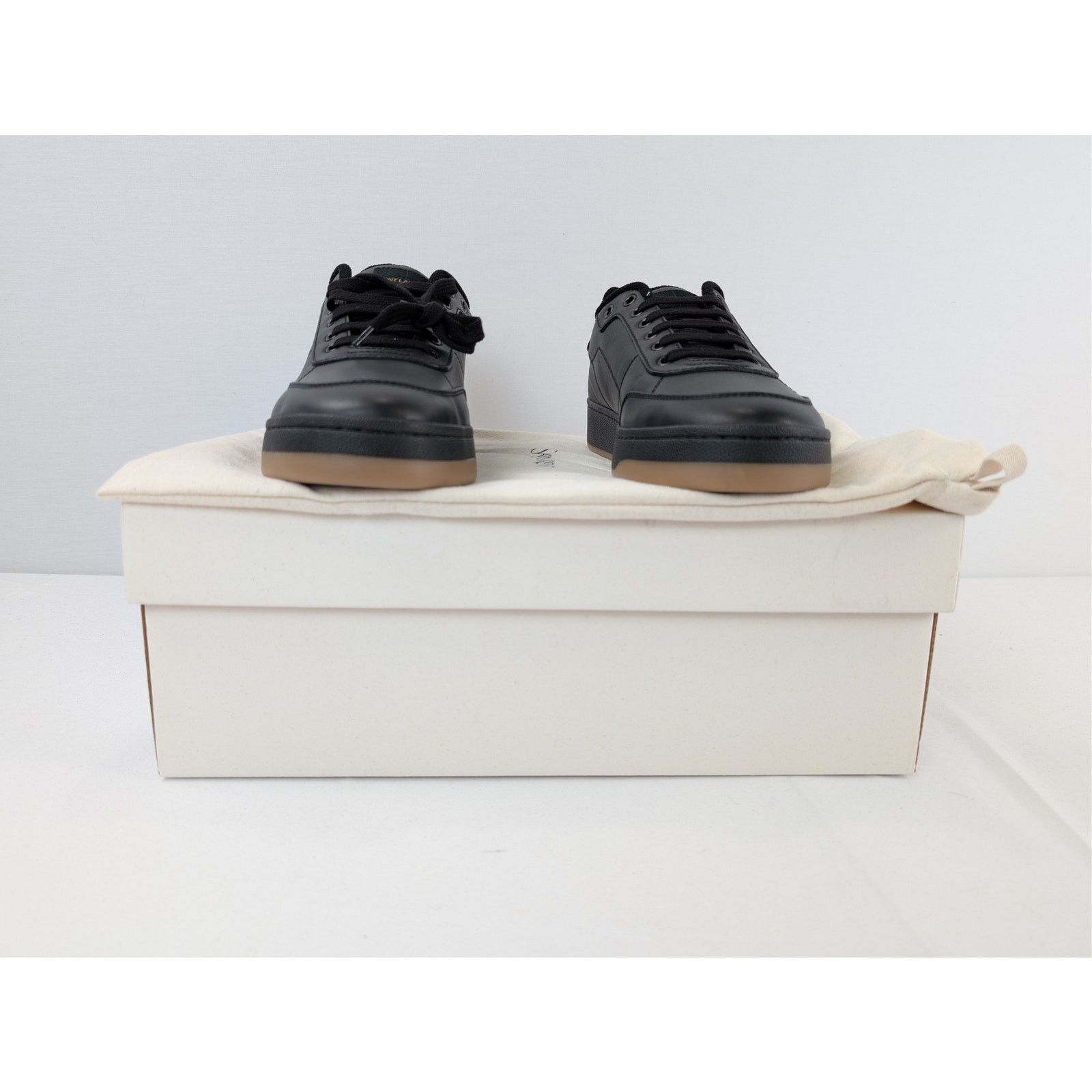 Saint Laurent Paris o1rshd1 Greenwich Low top Sneakers in Nero Size US 10 / EU 43 - 18 Thumbnail
