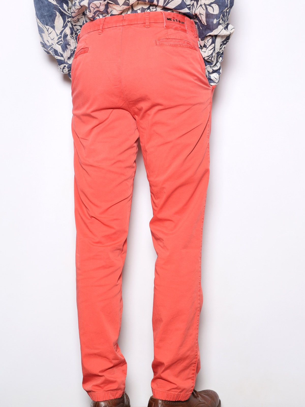 Kiton Kiton Napoli Coral Cotton Pants Trousers Size US 34 / EU 50 - 2 Thumbnail