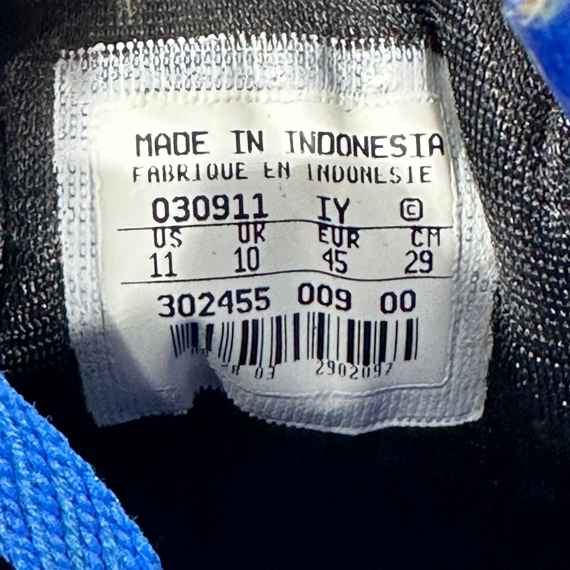 Nike × Vintage Vintage Nike Total 90 Men's Football Cleats Boots Silver Blu Size US 11 / EU 44 - 12 Thumbnail
