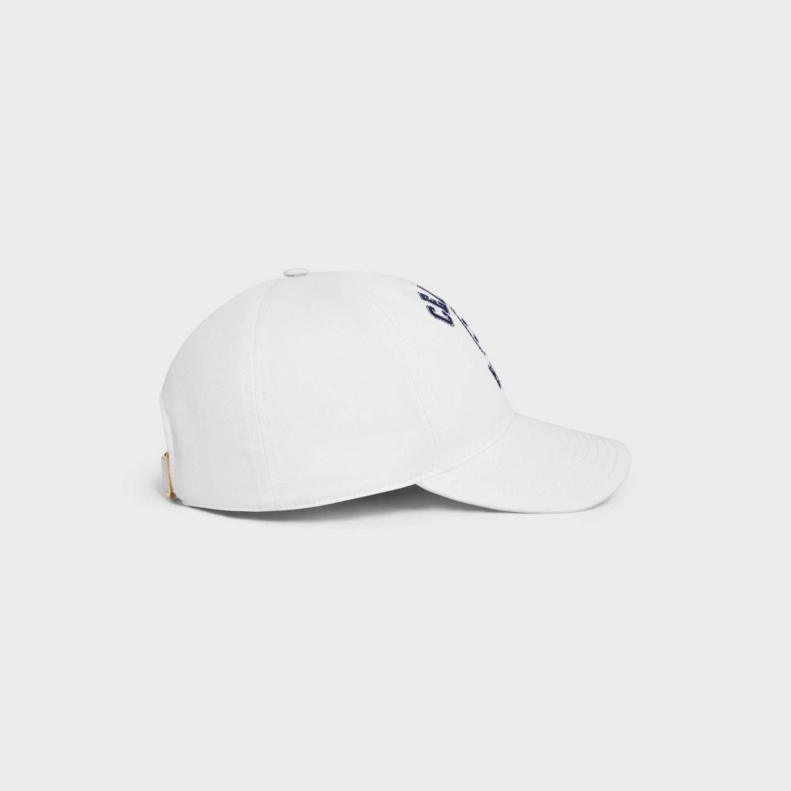 Celine Celine Logo Paris Cotton Hat Size S Size ONE SIZE - 3 Thumbnail