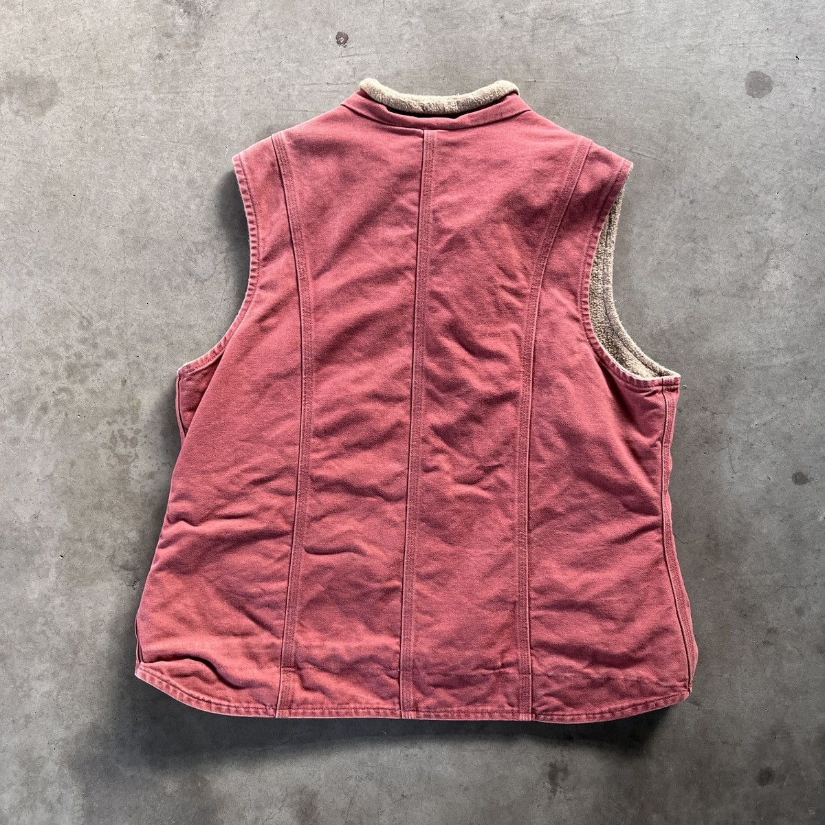 Carhartt × Vintage Vintage Salmon Carhartt Vest Size US XXL / EU 58 / 5 - 2 Thumbnail