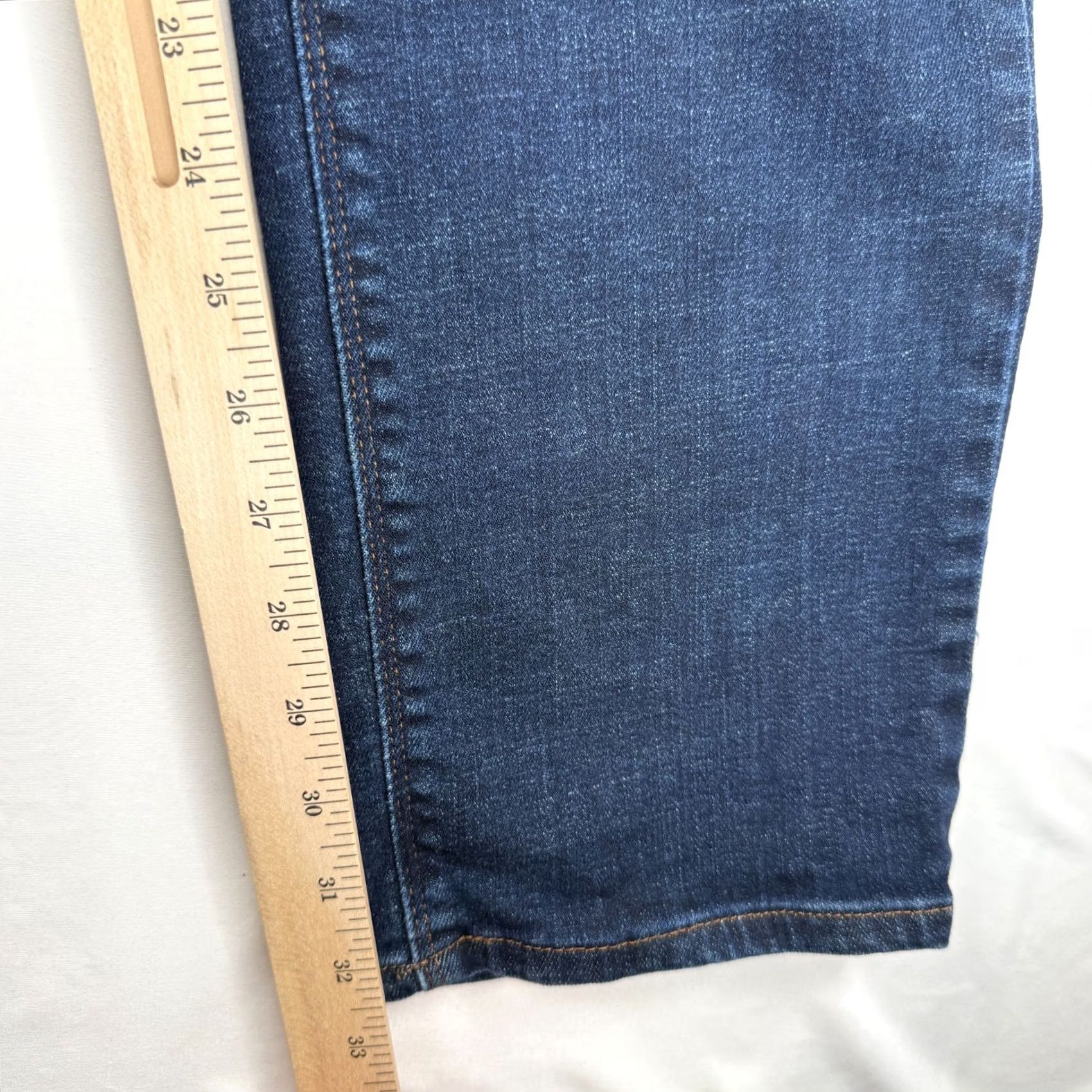 Mott & Bow Mott & Bow Jeans Mens 34x32 Slim Denim Blue Stretch 5-Pocket Straight Dark Wash Regular 34 Inseam 32.5" Size US 34 / EU 50 - 2 Thumbnail