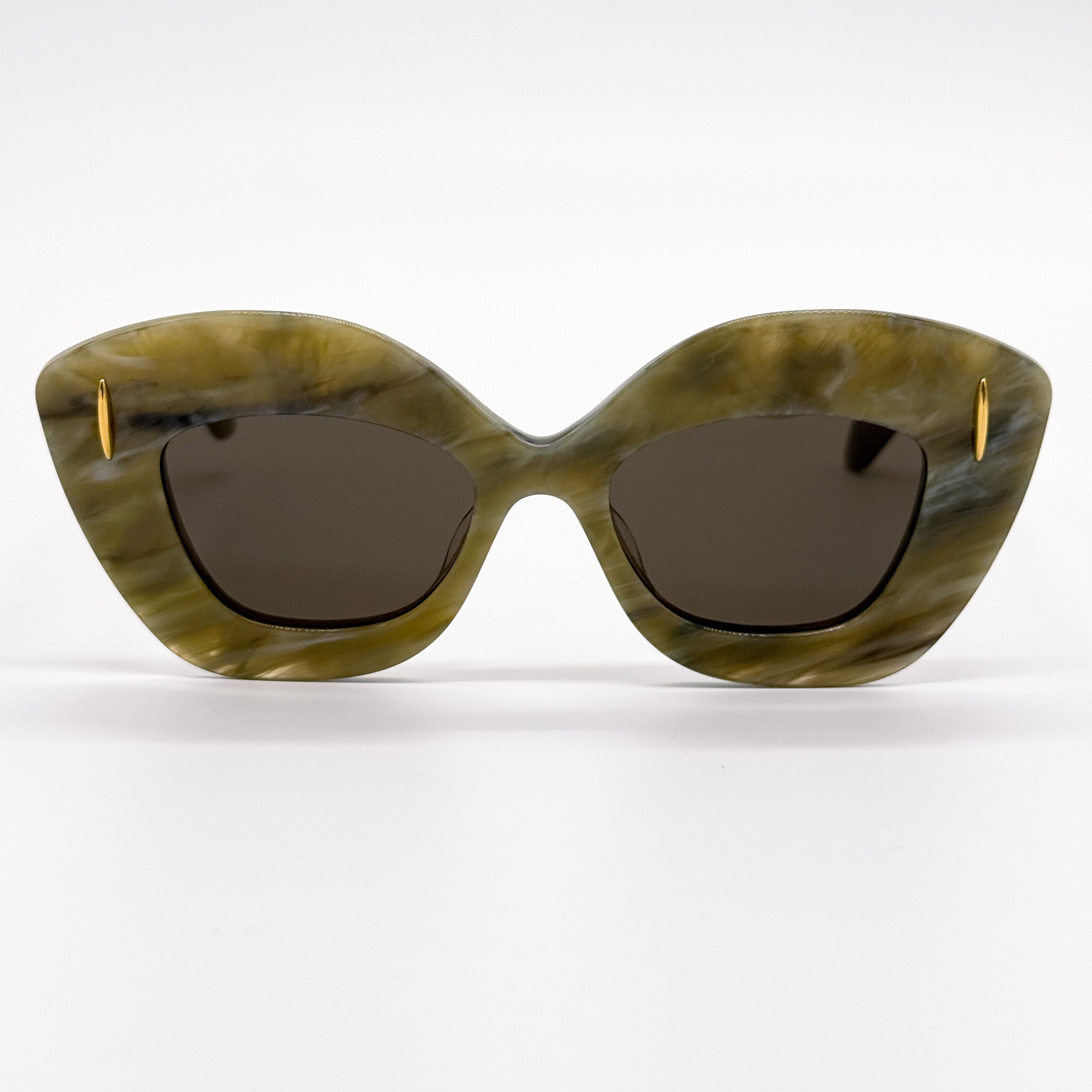 Loewe NEW LOEWE LW40127I 60E GREEN CAT EYE WOMEN SUNGLASSES LOEWE Size ONE SIZE - 3 Thumbnail